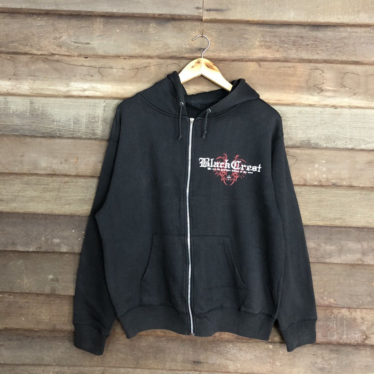 Japanese Brand PortArthur black Hoodies sweater #103B Size US L / EU 52-54 / 3 - 3 Thumbnail
