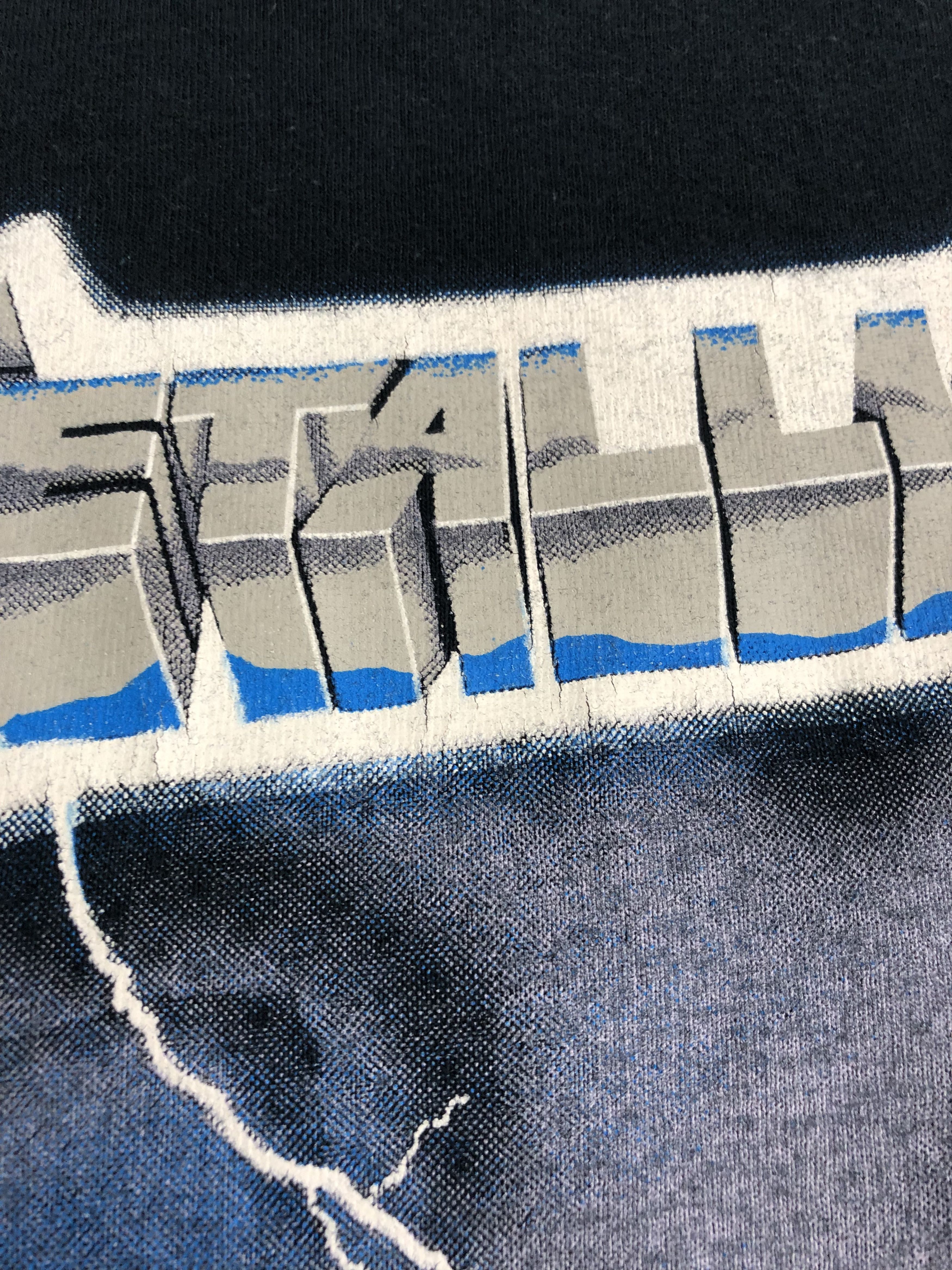 Band Tees Vintage Metallica Ride The Lightning 1994 Reprint Size US M / EU 48-50 / 2 - 4 Thumbnail