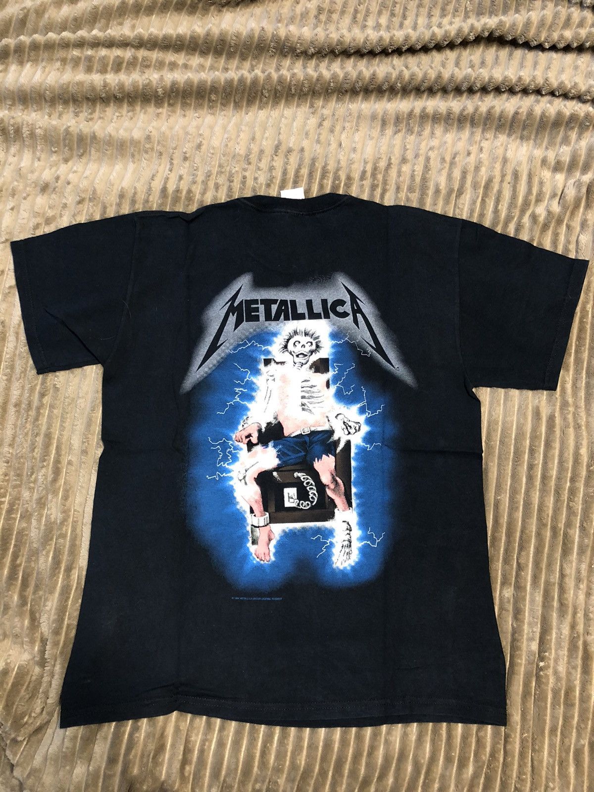 Band Tees Vintage Metallica Ride The Lightning 1994 Reprint Size US M / EU 48-50 / 2 - 16 Thumbnail