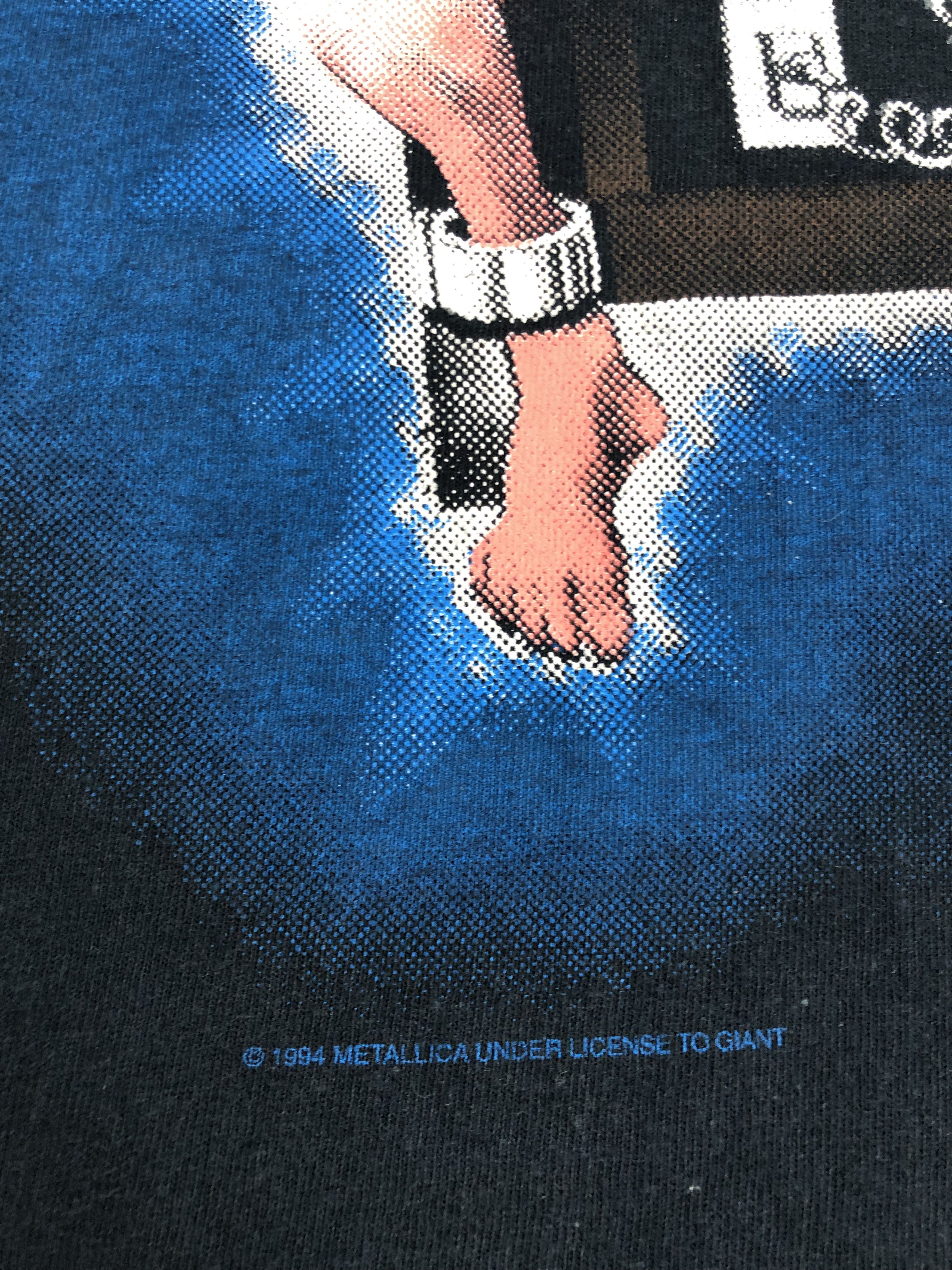 Band Tees Vintage Metallica Ride The Lightning 1994 Reprint Size US M / EU 48-50 / 2 - 8 Thumbnail