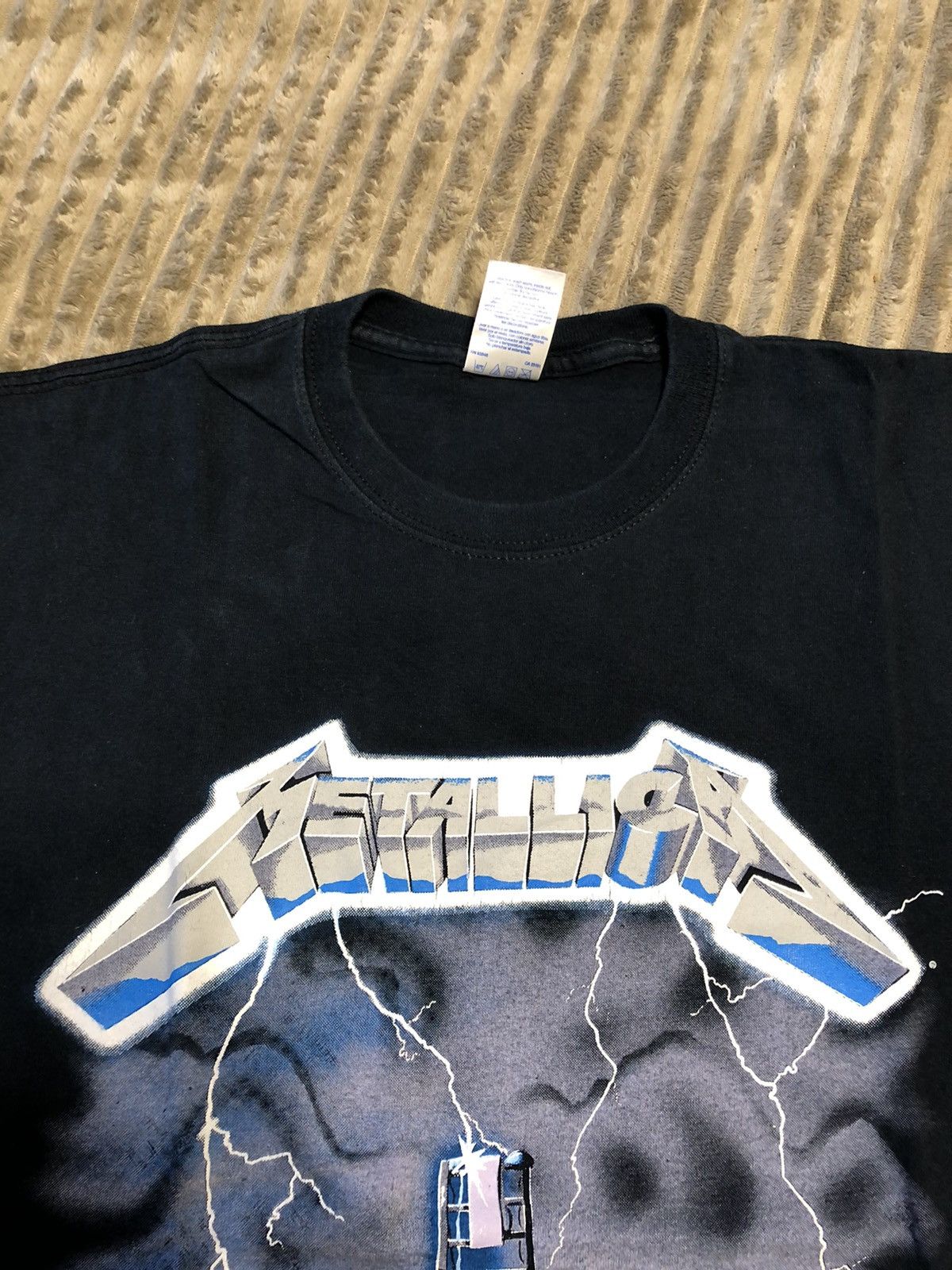 Band Tees Vintage Metallica Ride The Lightning 1994 Reprint Size US M / EU 48-50 / 2 - 13 Thumbnail