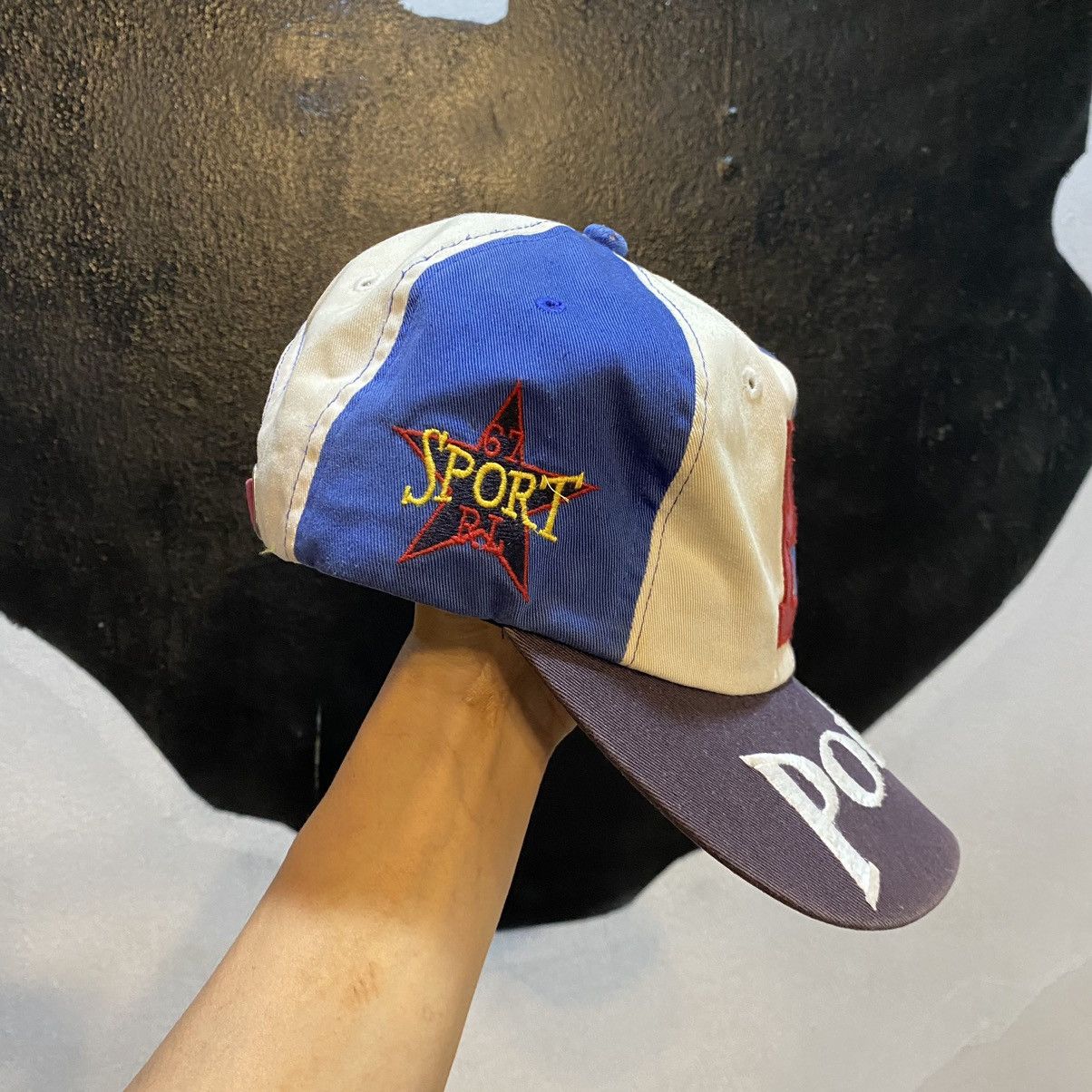 Polo Ralph Lauren Vintage Polo Ralph Lauren Embroidery Big Logo Hat Cap Size ONE SIZE - 4 Thumbnail
