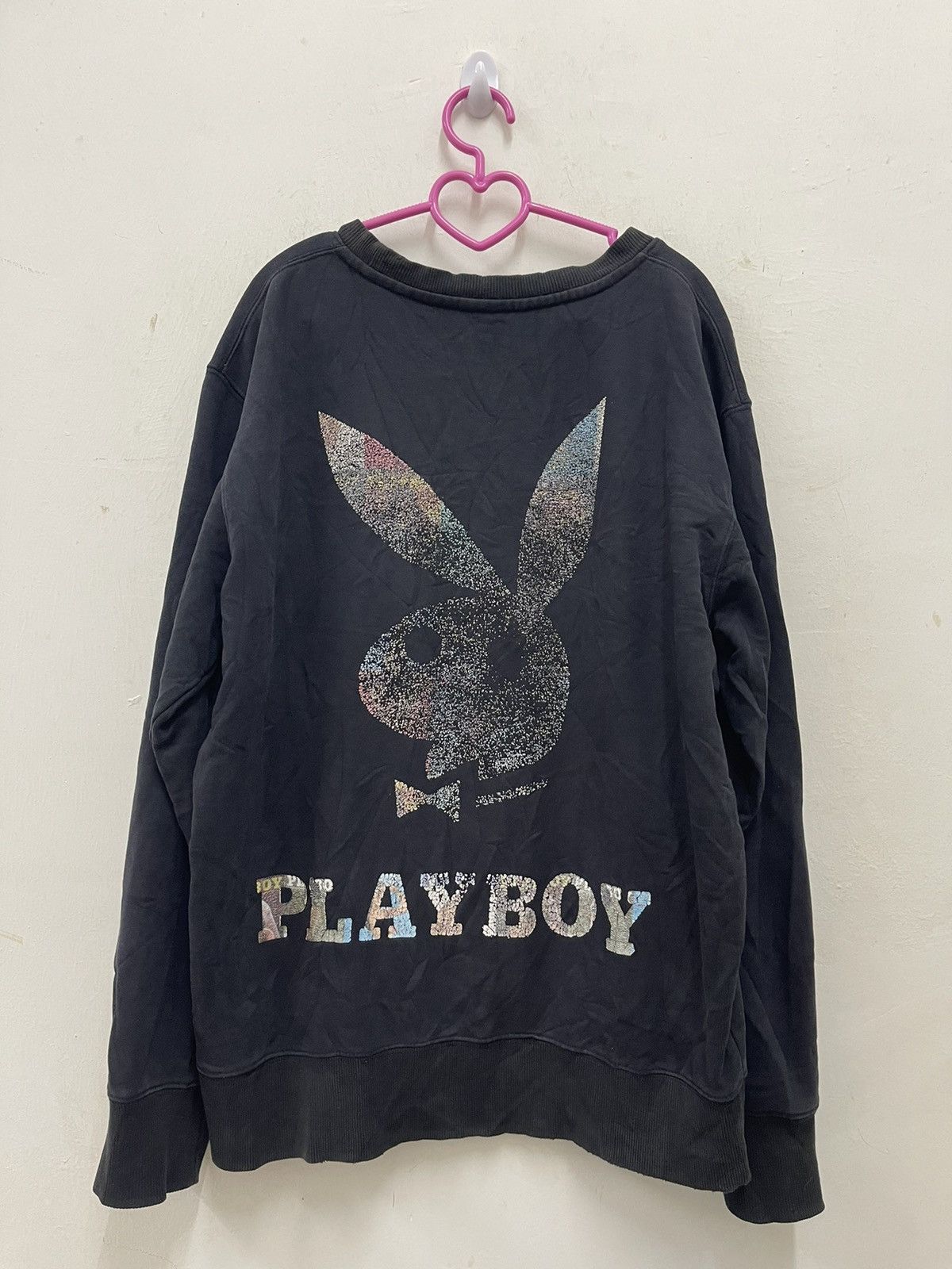 Number (N)ine × Playboy Rare PLAYBOY x I AM NOT A HUMAN BEING Sweatshirt Size US L / EU 52-54 / 3 - 4 Thumbnail