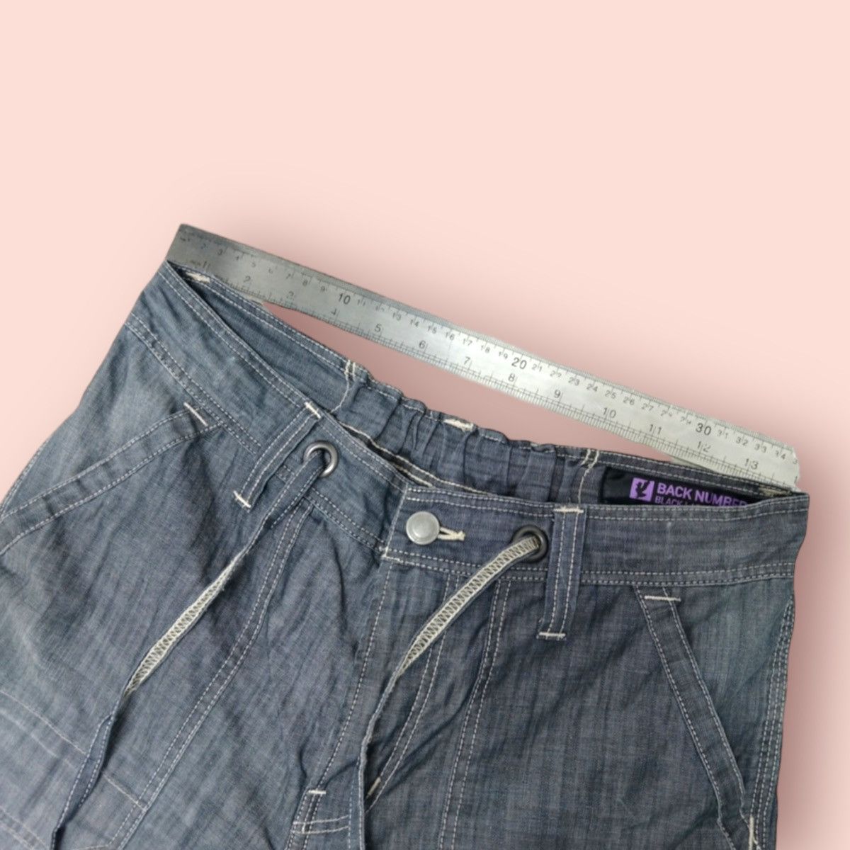 Black Label × Japanese Brand BACK NUMBER BLACK LABEL FATIGUE CHAMBRAY Size US 30 / EU 46 - 9 Thumbnail
