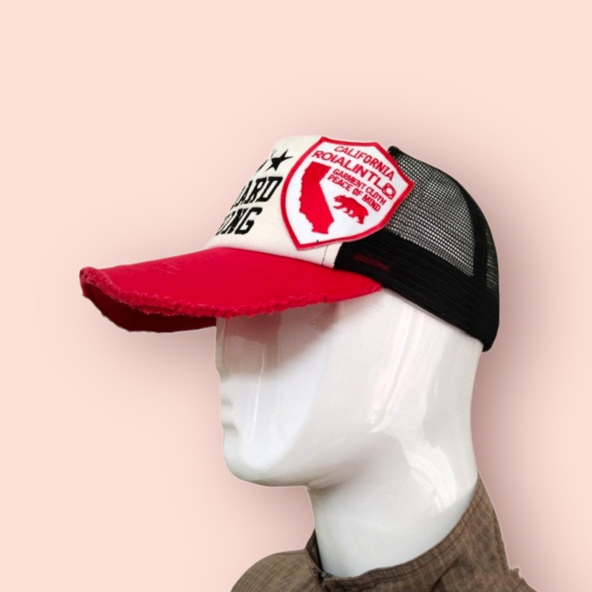 Japanese Brand 🔥NEW STANDARD CLOTHING🔥 DISTRESSED TRUCKER SNAPBACK Size ONE SIZE - 9 Thumbnail