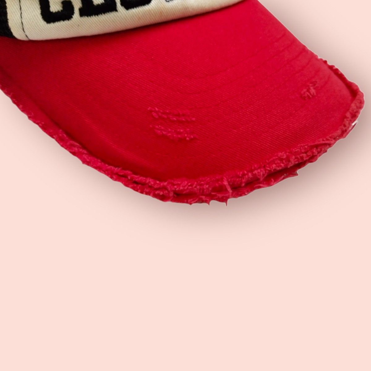 Japanese Brand 🔥NEW STANDARD CLOTHING🔥 DISTRESSED TRUCKER SNAPBACK Size ONE SIZE - 7 Thumbnail