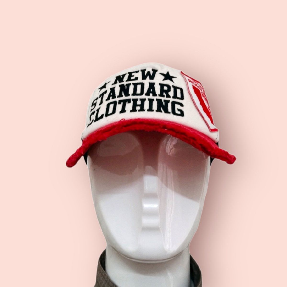 Japanese Brand 🔥NEW STANDARD CLOTHING🔥 DISTRESSED TRUCKER SNAPBACK Size ONE SIZE - 3 Thumbnail