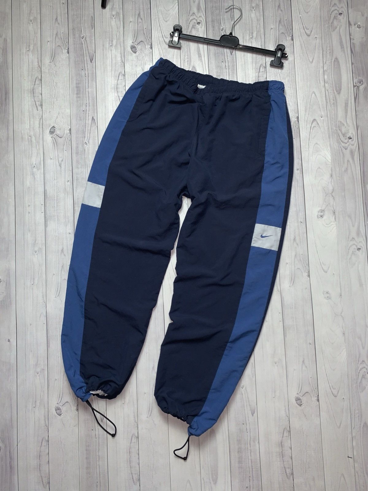 Nike × Vintage Vintage Nike drill pants swoosh logo size XxL Size US 38 / EU 54 - 1 Thumbnail
