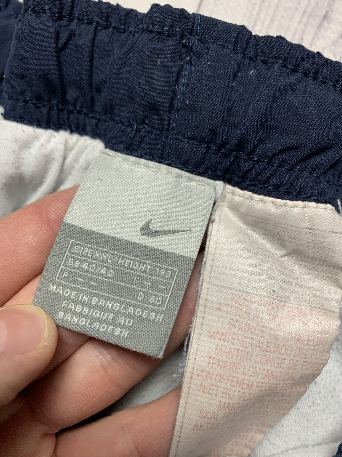 Nike × Vintage Vintage Nike drill pants swoosh logo size XxL Size US 38 / EU 54 - 5 Thumbnail