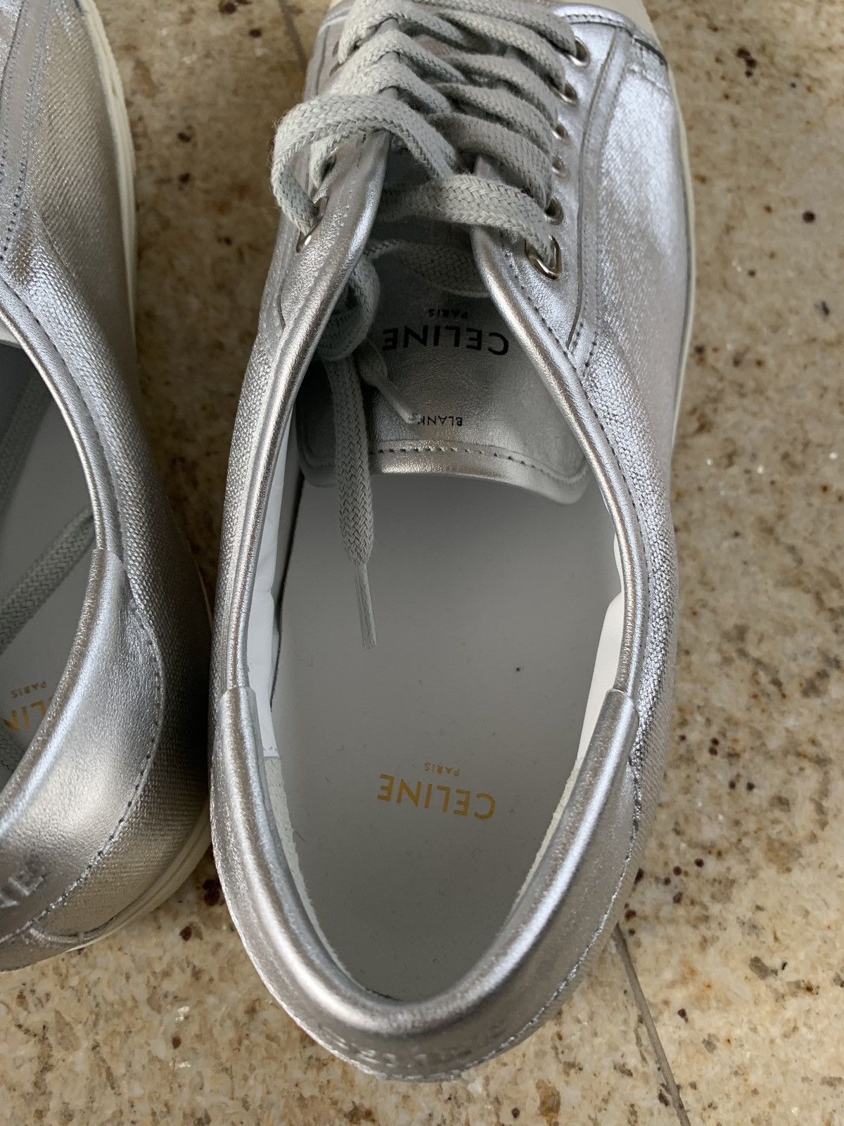 Celine Blank Silver Low Top Size US 10 / EU 43 - 9 Thumbnail