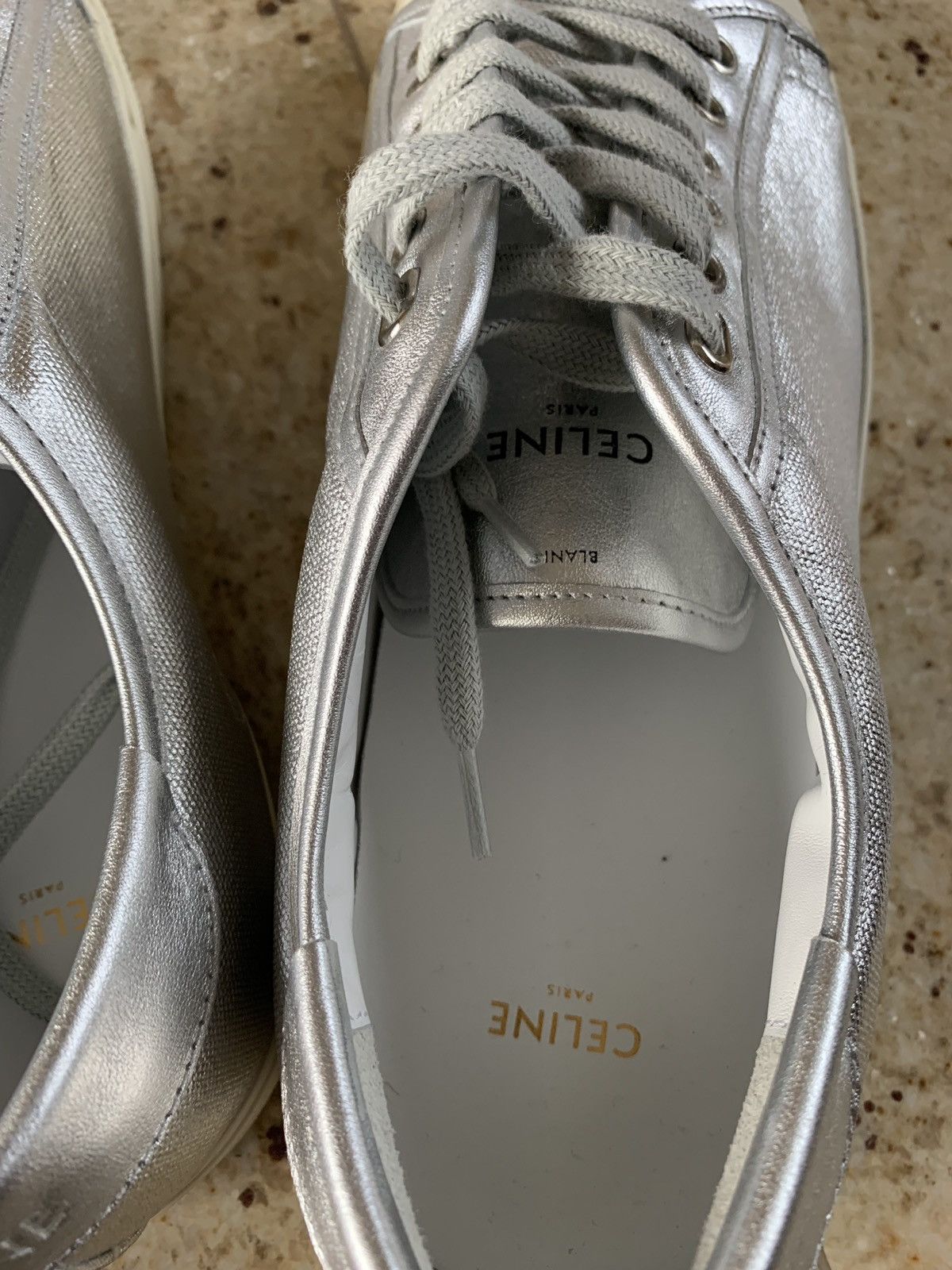Celine Blank Silver Low Top Size US 10 / EU 43 - 7 Thumbnail