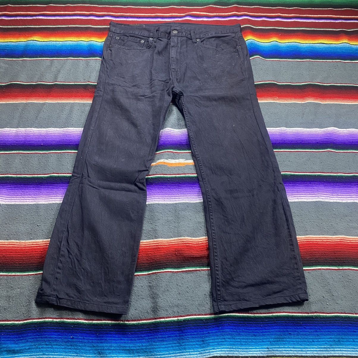 Levi's Vintage Clothing Vintage Levi’s 505 Black Denim Size US 37 - 3 Thumbnail