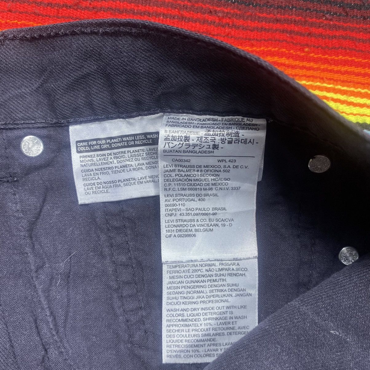 Levi's Vintage Clothing Vintage Levi’s 505 Black Denim Size US 37 - 8 Thumbnail