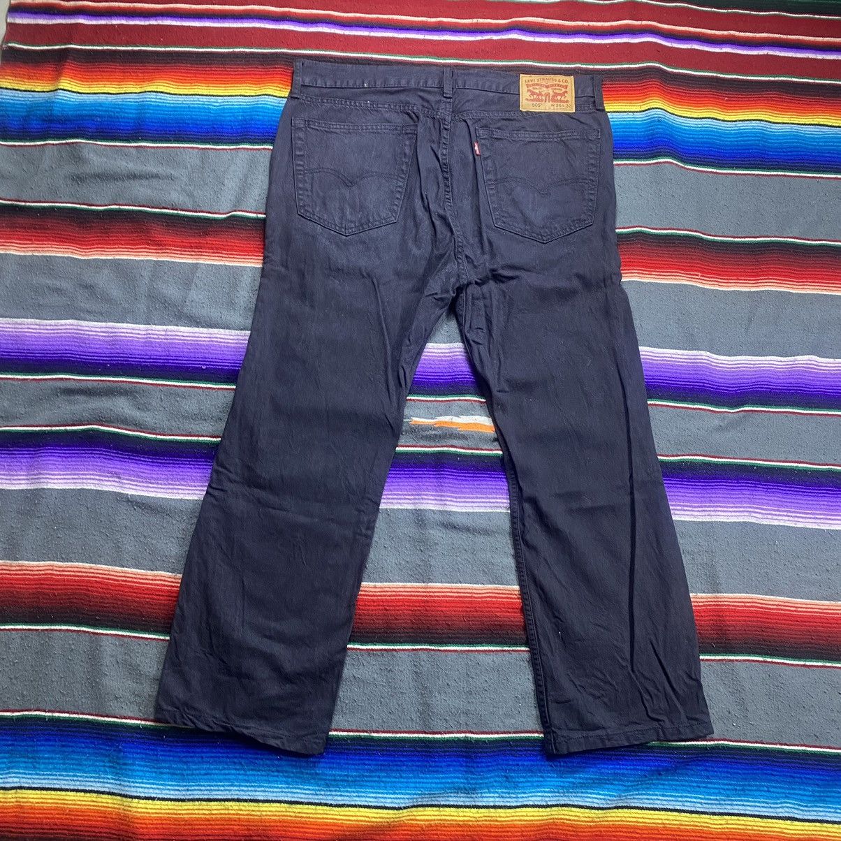Levi's Vintage Clothing Vintage Levi’s 505 Black Denim Size US 37 - 5 Thumbnail