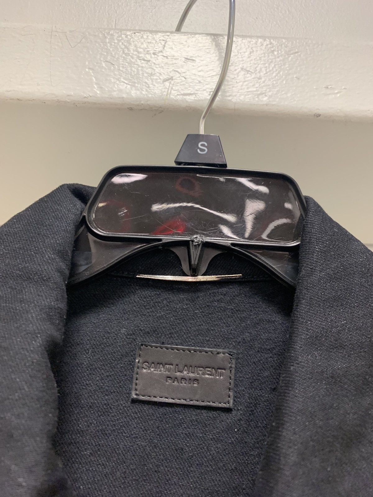 Saint Laurent Paris Black Multi Pocket Outerwear with Belt Size US M / EU 48-50 / 2 - 6 Thumbnail