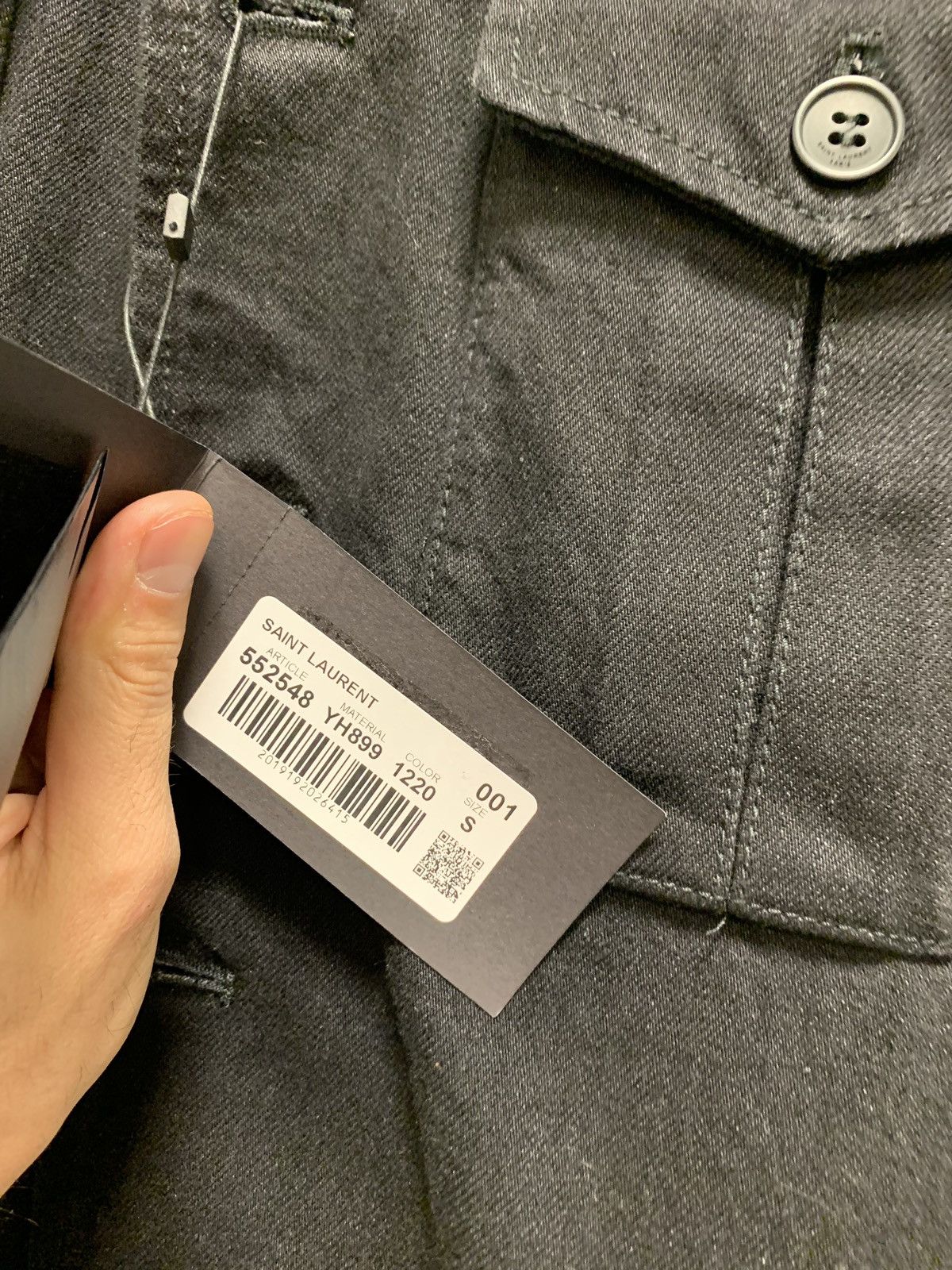 Saint Laurent Paris Black Multi Pocket Outerwear with Belt Size US M / EU 48-50 / 2 - 7 Thumbnail