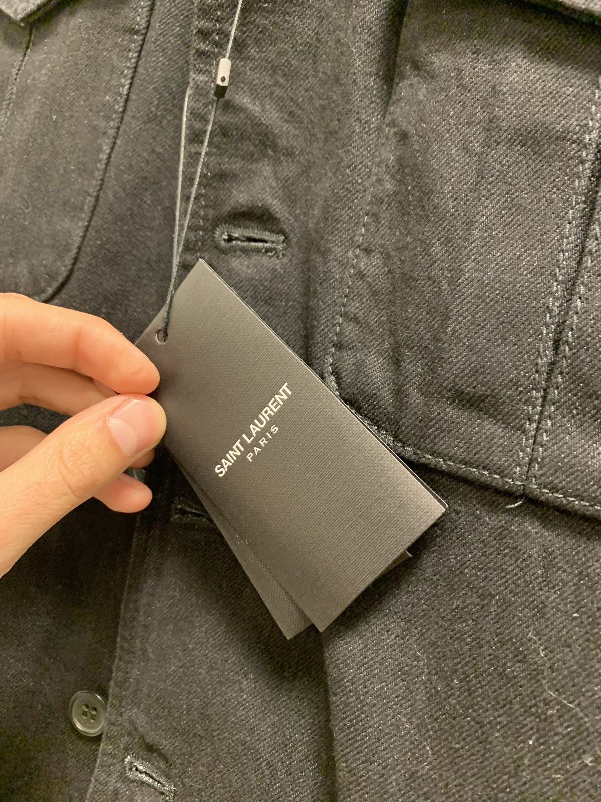 Saint Laurent Paris Black Multi Pocket Outerwear with Belt Size US M / EU 48-50 / 2 - 5 Thumbnail