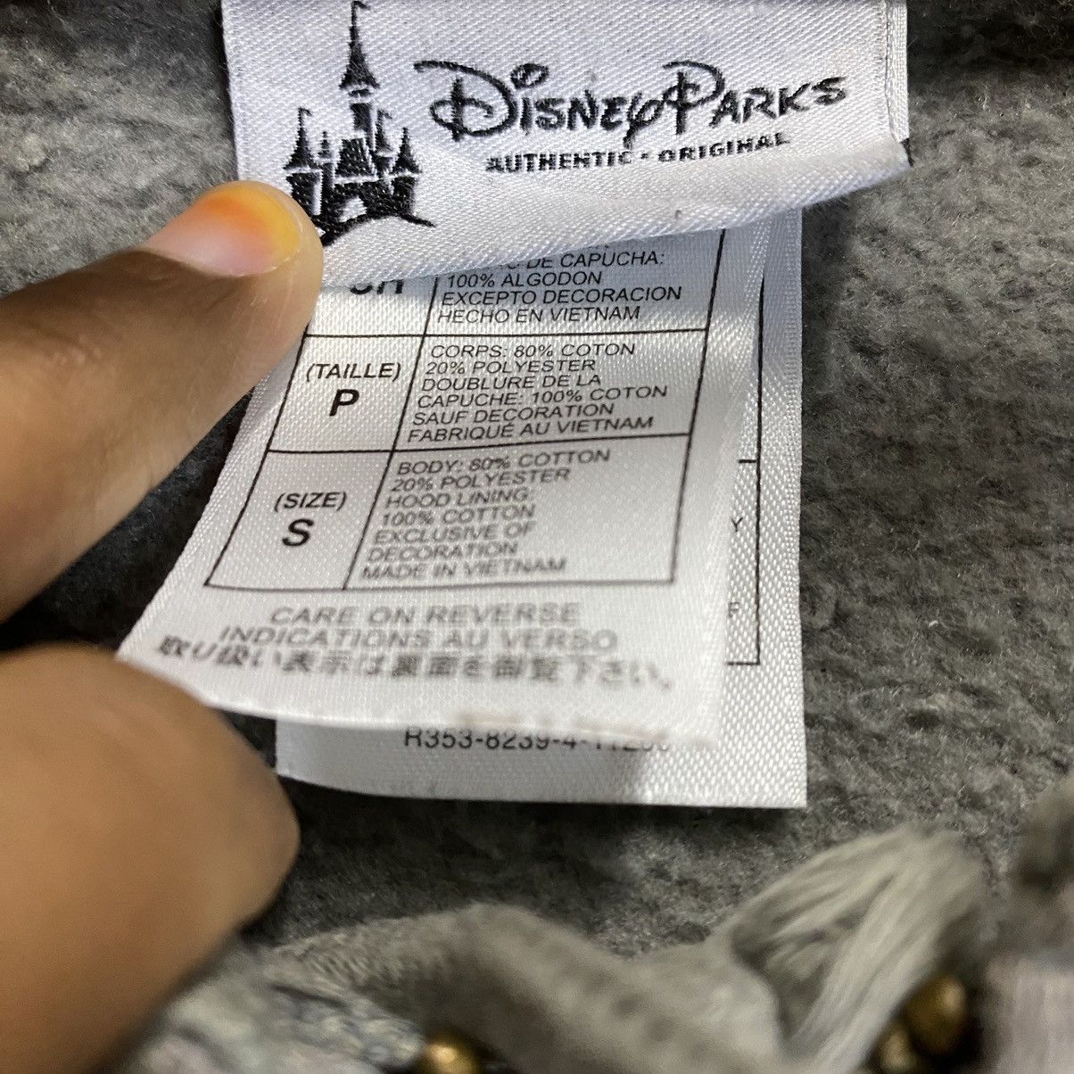 Disney × Vintage Disney Parks Authentic Big Logo Zipper Hoodie Size US M / EU 48-50 / 2 - 10 Thumbnail