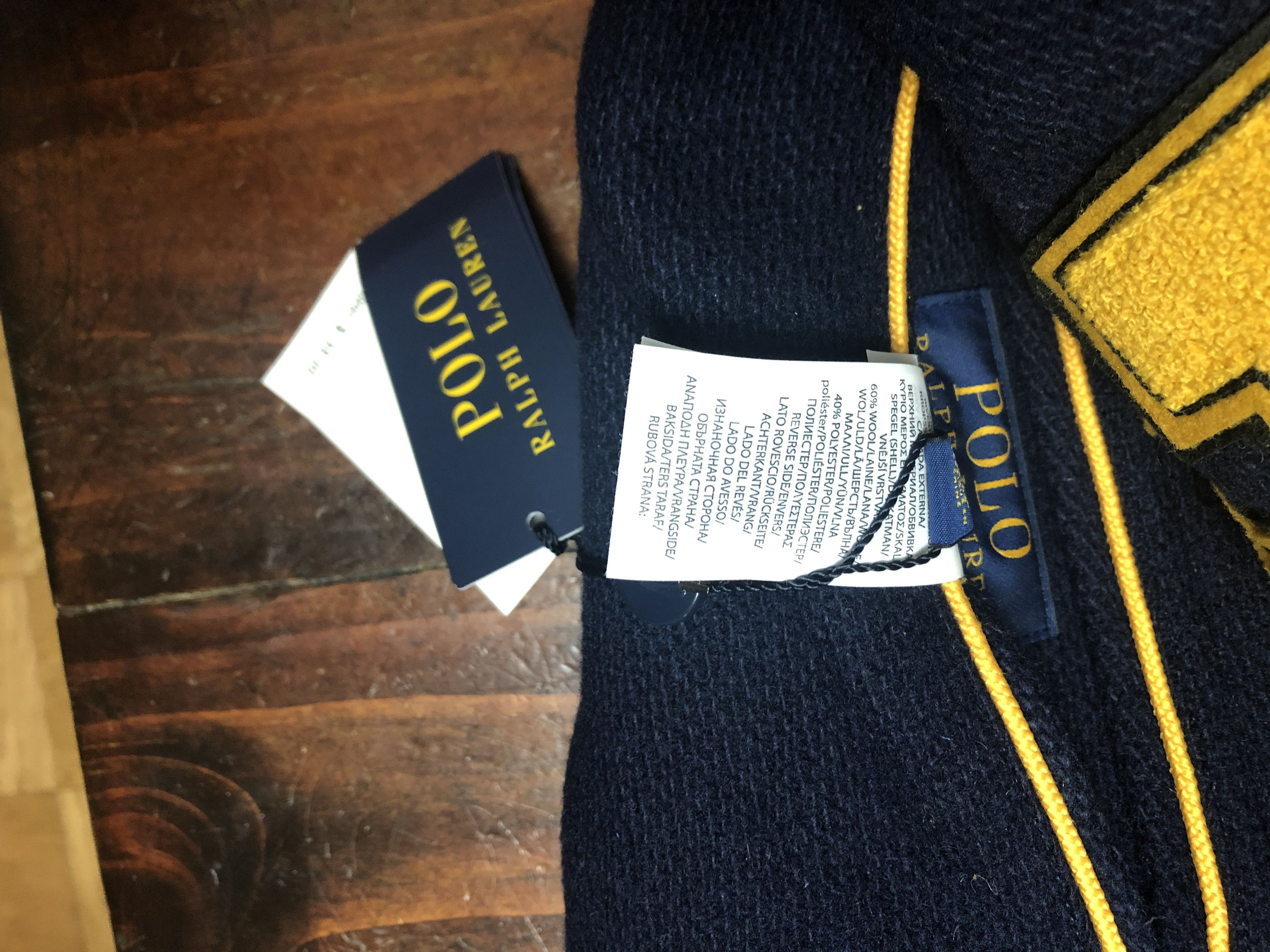 Polo Ralph Lauren Polo Ralph Lauren Reversible Letterman Jacket Size XL Size US XL / EU 56 / 4 - 9 Thumbnail
