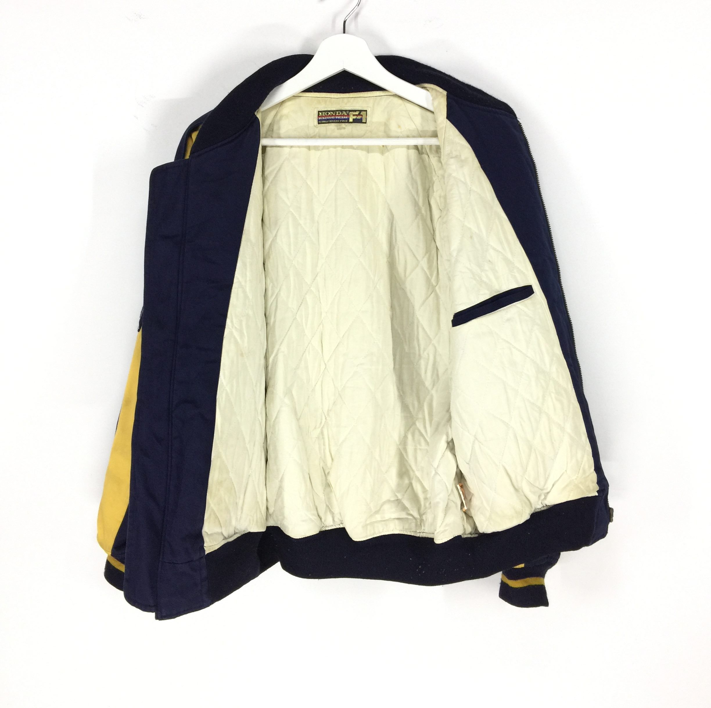 Honda × Vintage Honda F1 spellout embroidered logo vintage 90 jacket Size US L / EU 52-54 / 3 - 4 Thumbnail