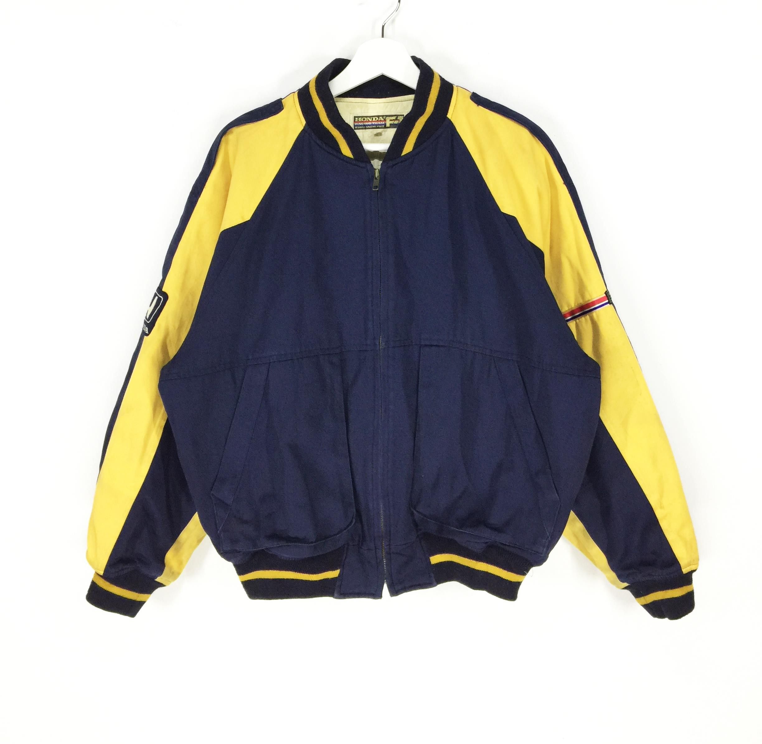 Honda × Vintage Honda F1 spellout embroidered logo vintage 90 jacket Size US L / EU 52-54 / 3 - 2 Thumbnail