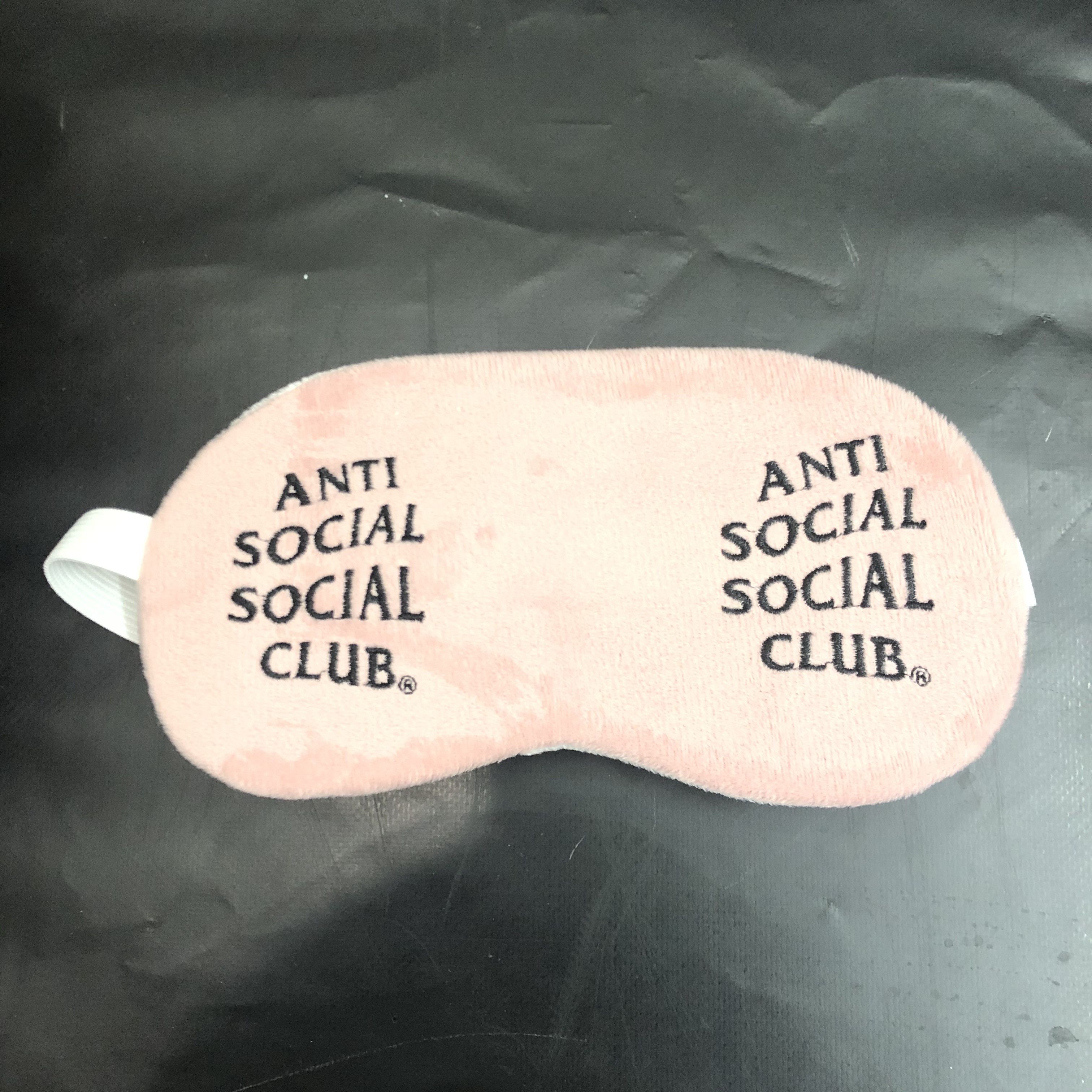 Anti Social Social Club DS Black ASSC Offline Pink sleep eye Mask bape kith Supreme Size ONE SIZE - 6 Thumbnail