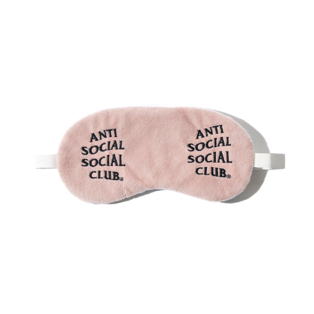 Anti Social Social Club DS Black ASSC Offline Pink sleep eye Mask bape kith Supreme Size ONE SIZE - 2 Thumbnail