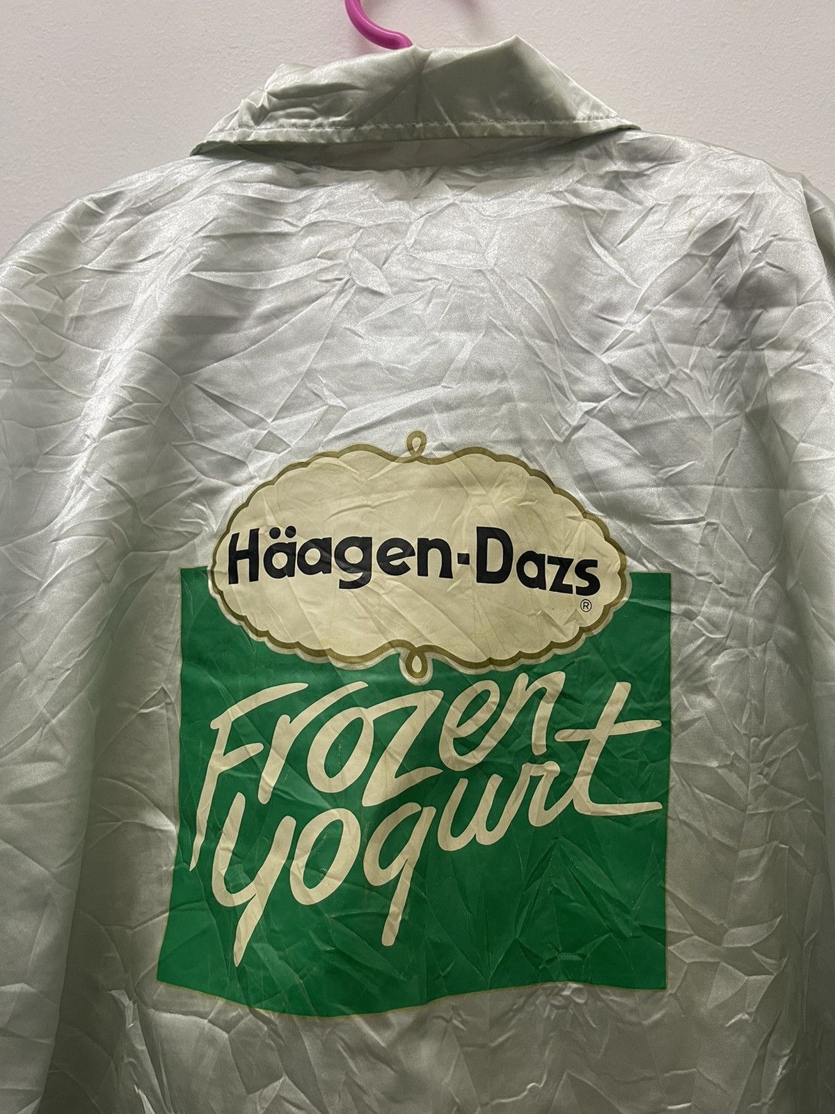 Vintage Rare Vintage HAAGEN DAZS Frozen Yogurt Promo Jacket Size US L / EU 52-54 / 3 - 2 Thumbnail