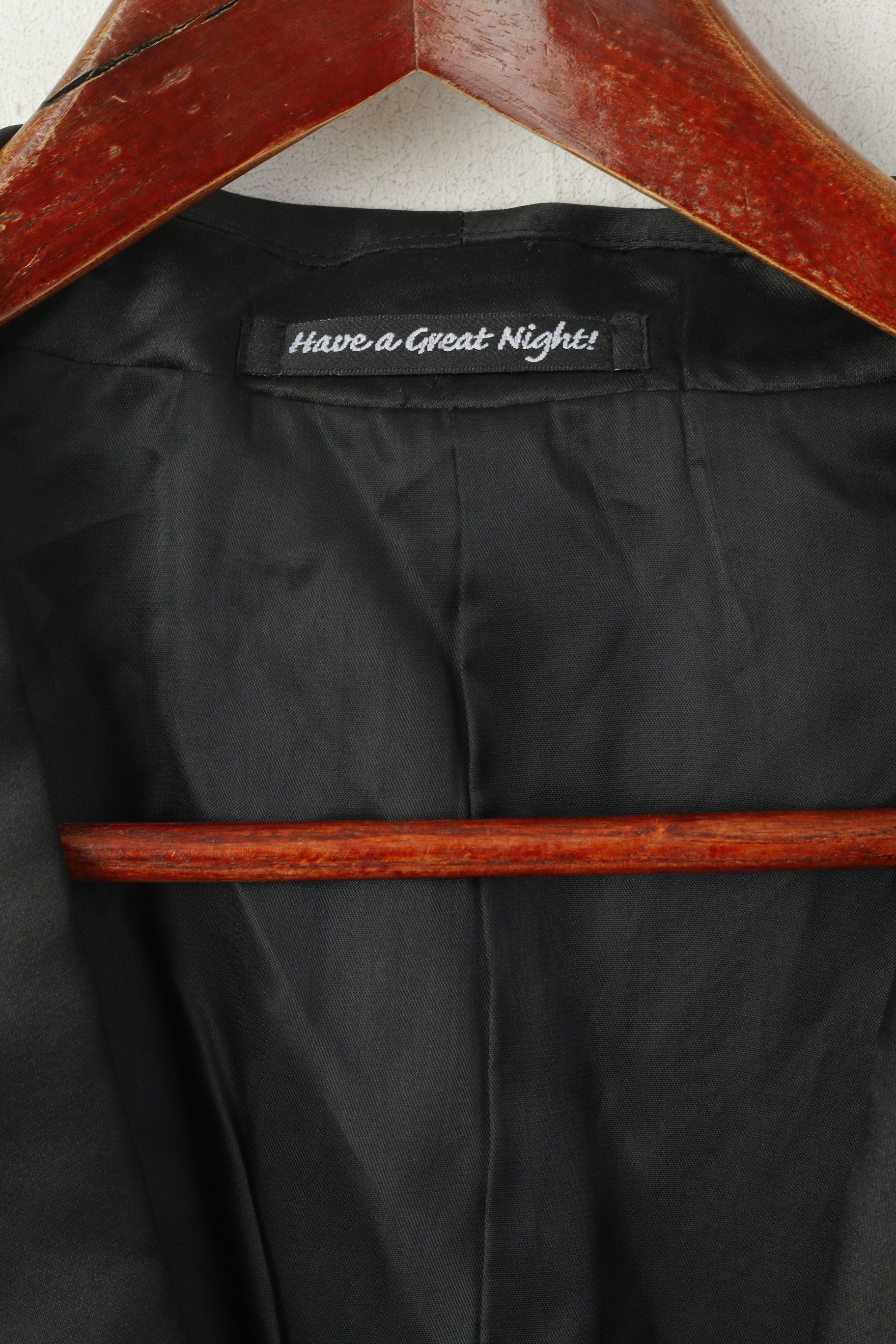 Vintage Piet Zoomers Men 25 40 Blazer Black Single Breasted 6134 Size 40R - 4 Thumbnail