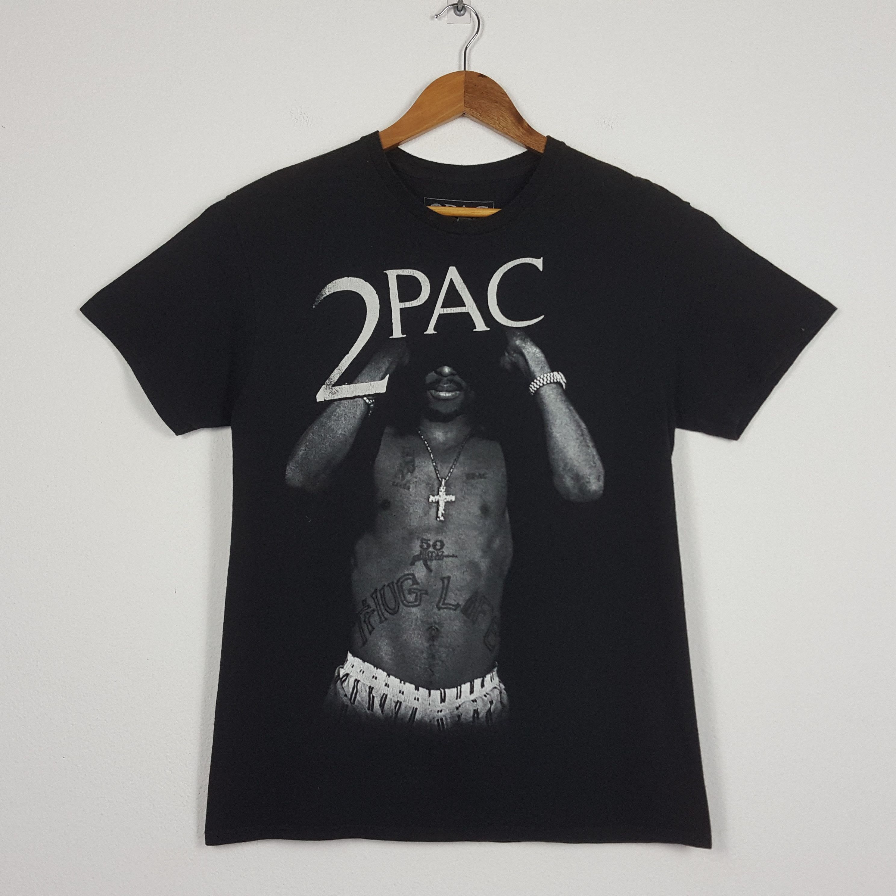 Rap Tees × Vintage Vintage TUPAC SHAKUR American Rapper t-shirt Size US M / EU 48-50 / 2 - 1 Thumbnail