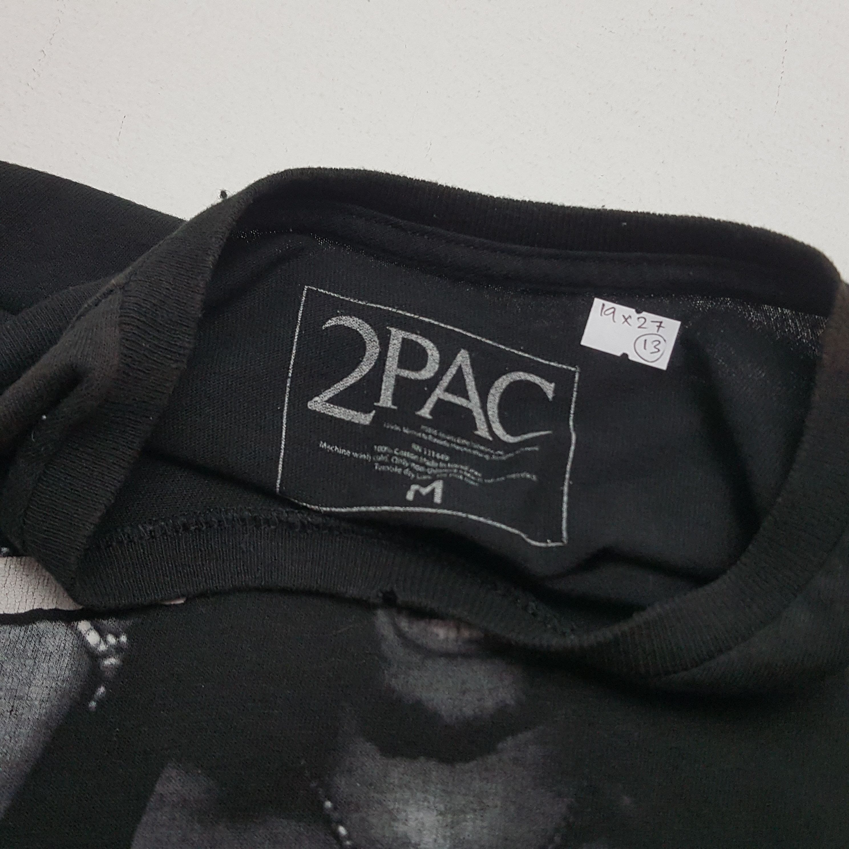 Rap Tees × Vintage Vintage TUPAC SHAKUR American Rapper t-shirt Size US M / EU 48-50 / 2 - 5 Thumbnail
