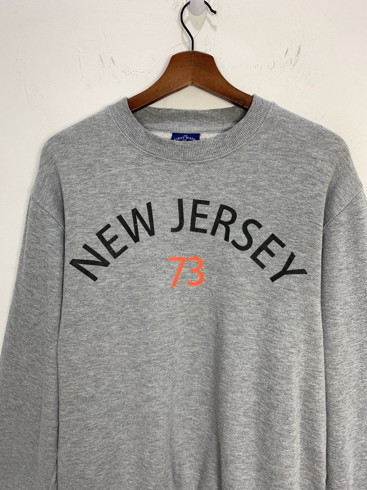 American Apparel FIRST WAVE NEW JERSEY Rare BigLogo Streetwear Sweatshirt Size US M / EU 48-50 / 2 - 3 Thumbnail