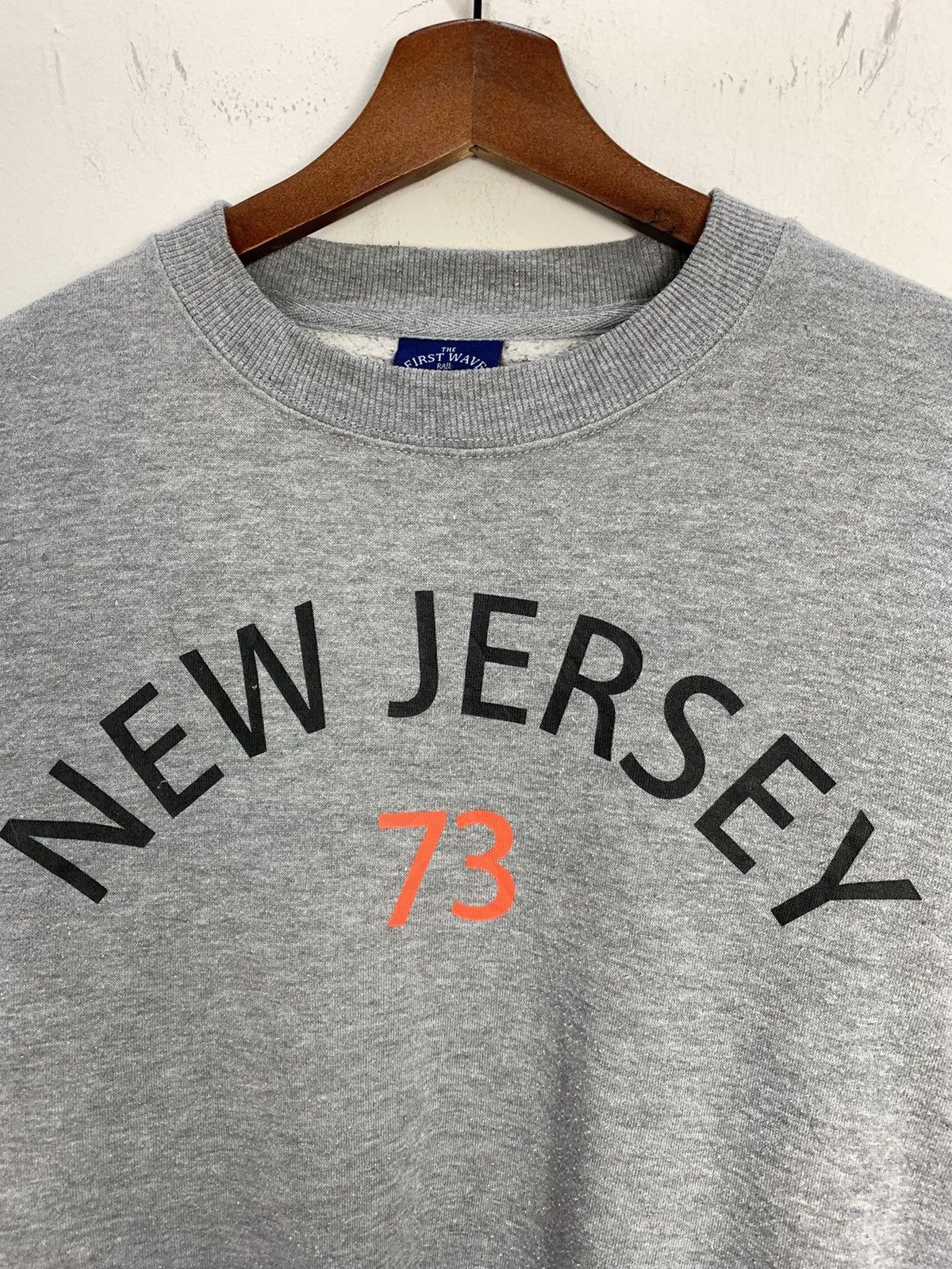 American Apparel FIRST WAVE NEW JERSEY Rare BigLogo Streetwear Sweatshirt Size US M / EU 48-50 / 2 - 7 Thumbnail