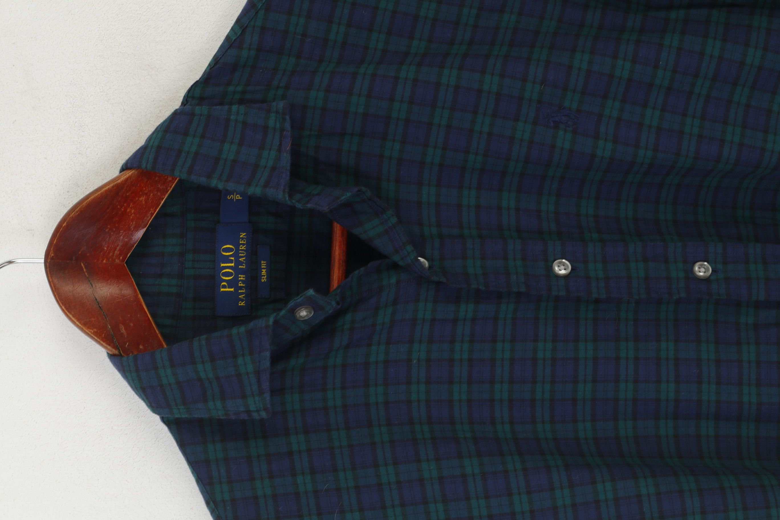 Polo Ralph Lauren Polo Ralph Lauren Men S Casual Shirt Navy Cotton Check 6135 Size US S / EU 44-46 / 1 - 2 Thumbnail