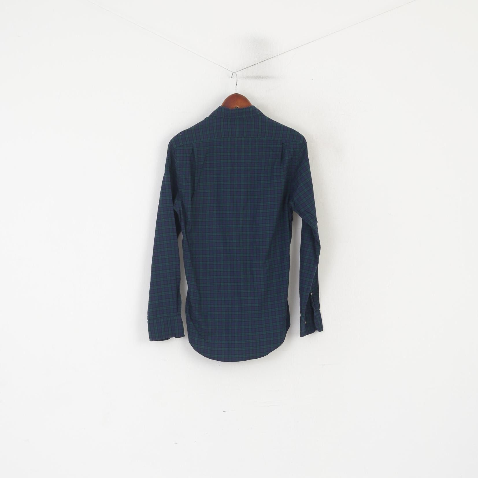 Polo Ralph Lauren Polo Ralph Lauren Men S Casual Shirt Navy Cotton Check 6135 Size US S / EU 44-46 / 1 - 6 Thumbnail
