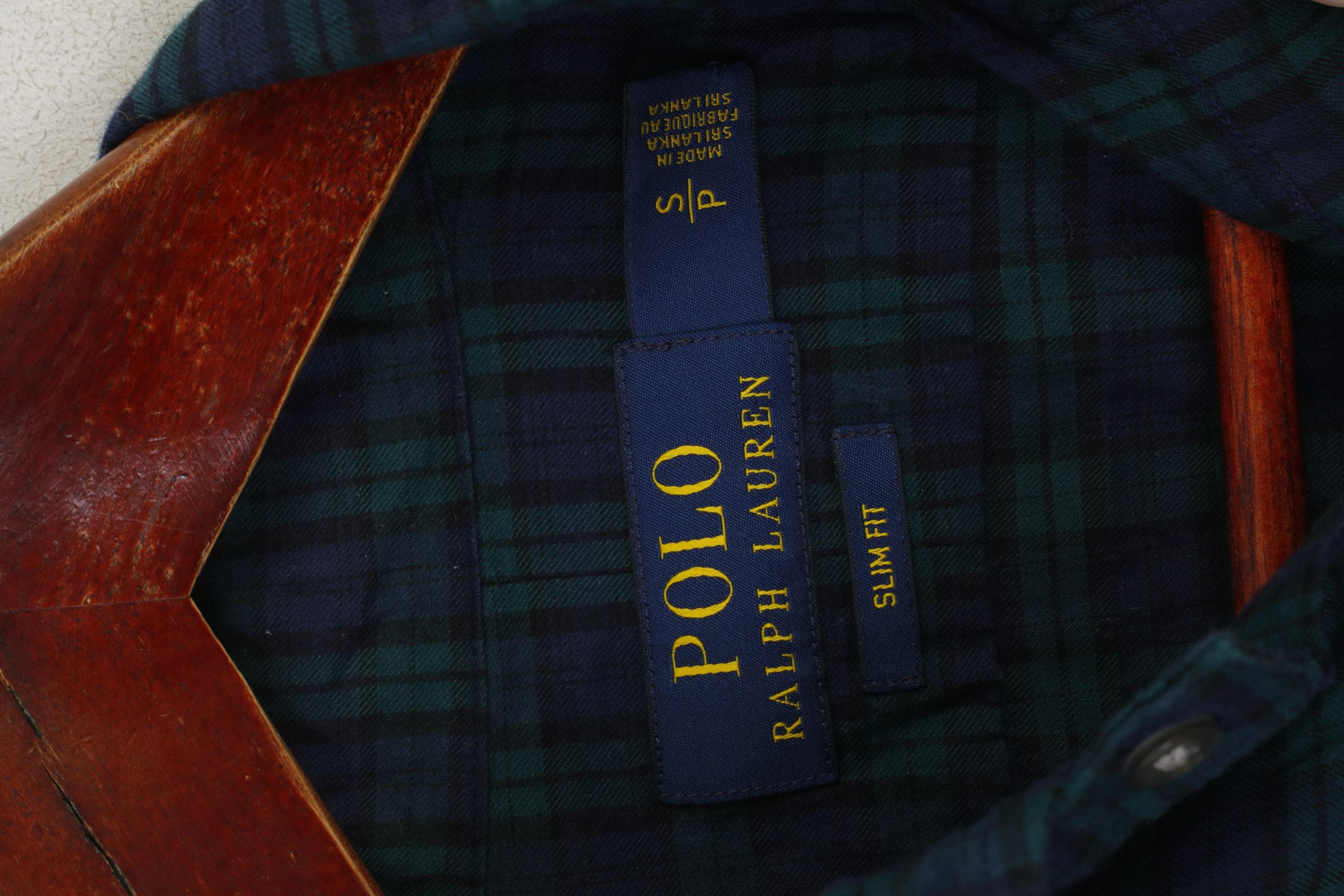 Polo Ralph Lauren Polo Ralph Lauren Men S Casual Shirt Navy Cotton Check 6135 Size US S / EU 44-46 / 1 - 4 Thumbnail