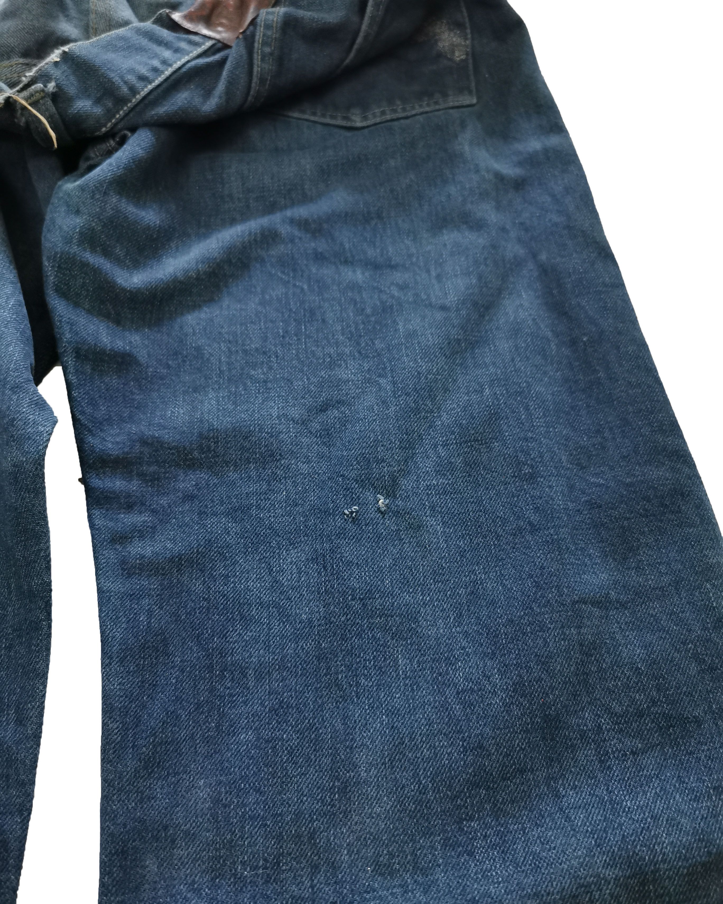 Evisu × Japanese Brand Vintage Evis Distressed Denim Re-dye Selvedge Jeans Size US 30 / EU 46 - 17 Thumbnail