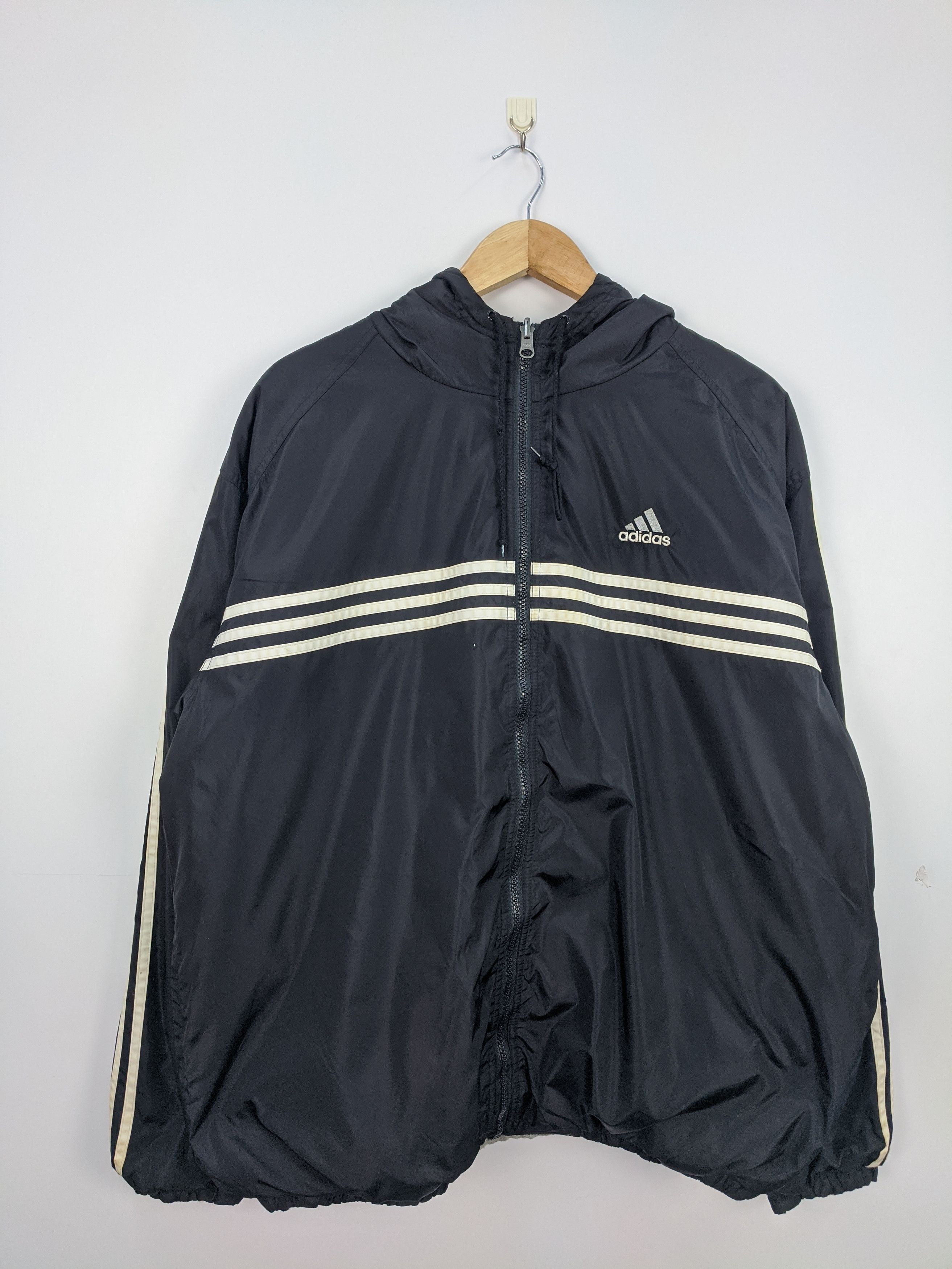 Adidas Vintage Adidas Windbreaker Jacket J0334 Size US M / EU 48-50 / 2 - 2 Thumbnail