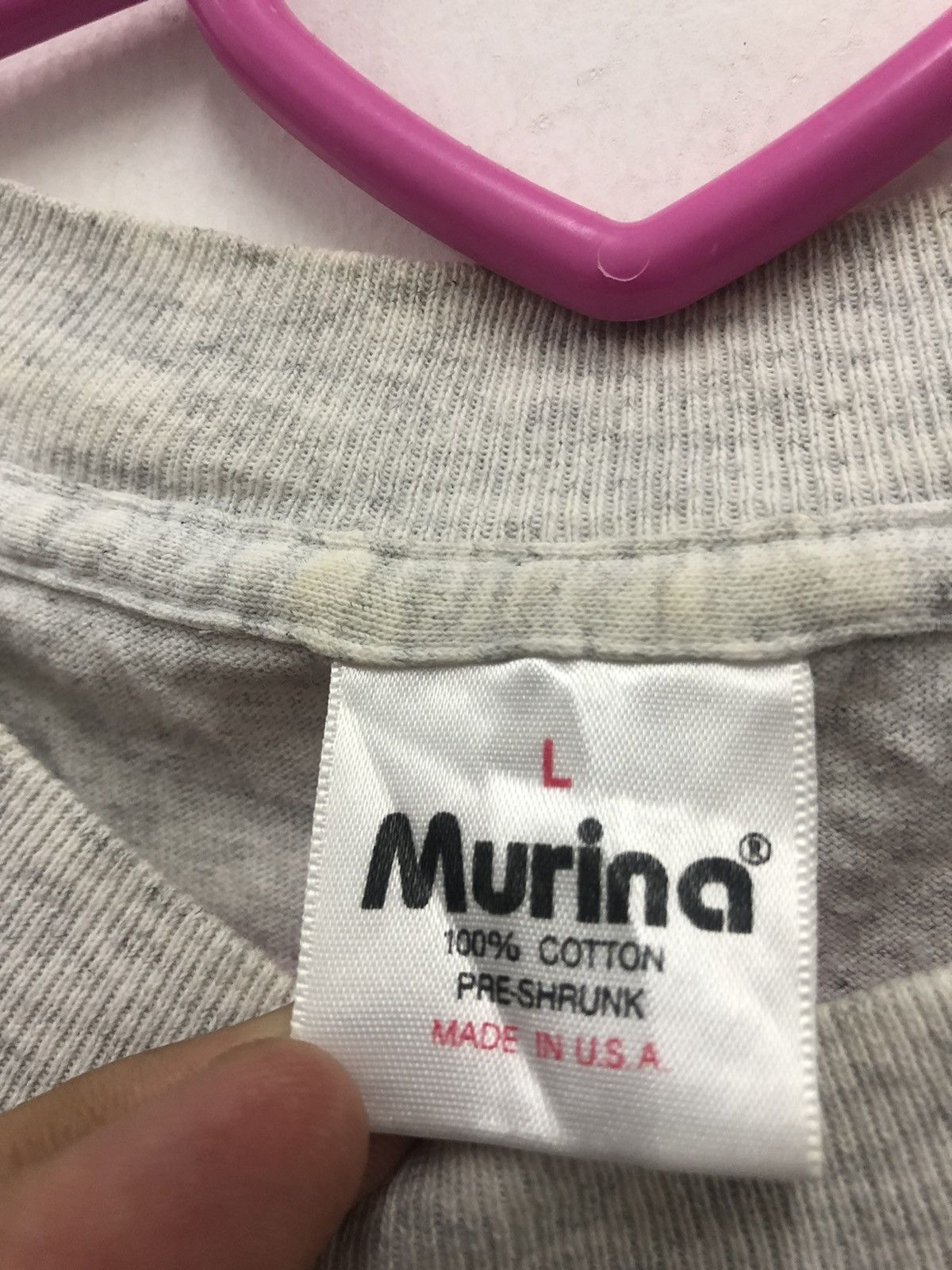 Rap Tees Rare Vintage SERVING A MIGHTY GOD Wording Murina USA Tee Size US L / EU 52-54 / 3 - 3 Thumbnail