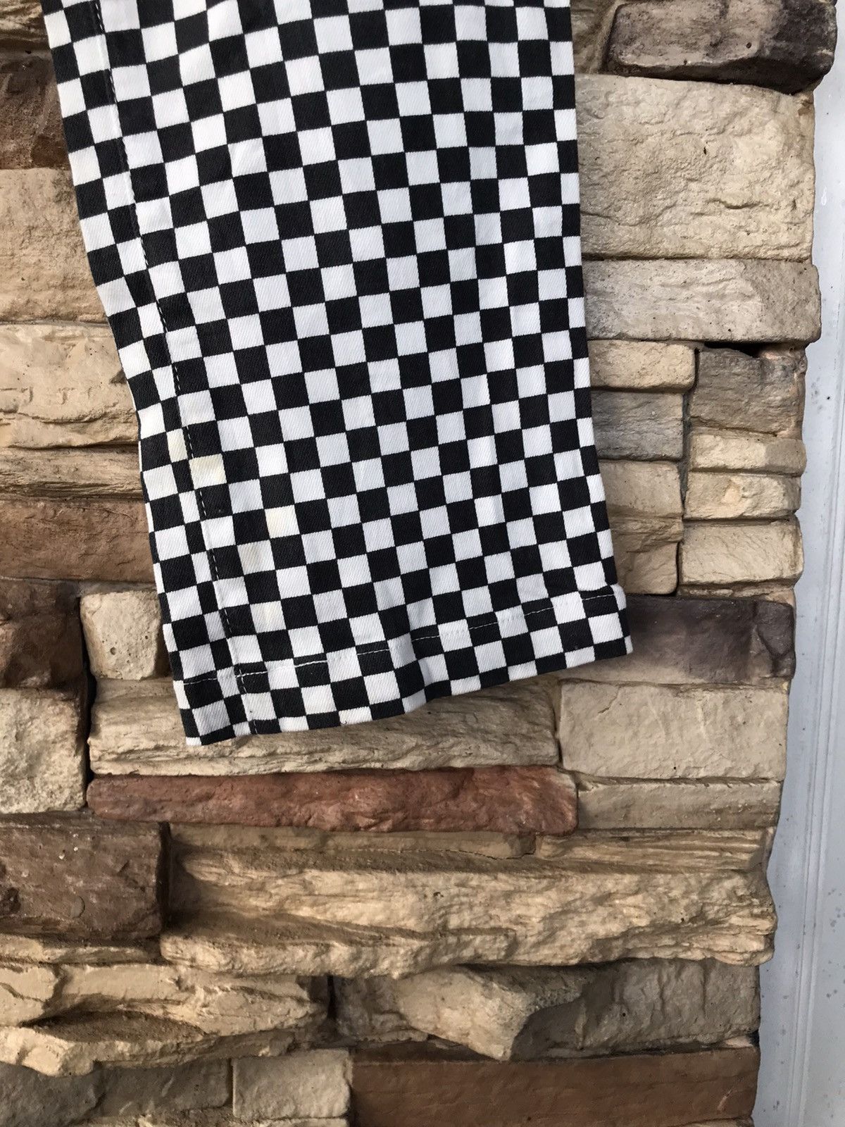 Vintage Browny Checkered Design Pants skategang vans Size US 32 / EU 48 - 8 Thumbnail