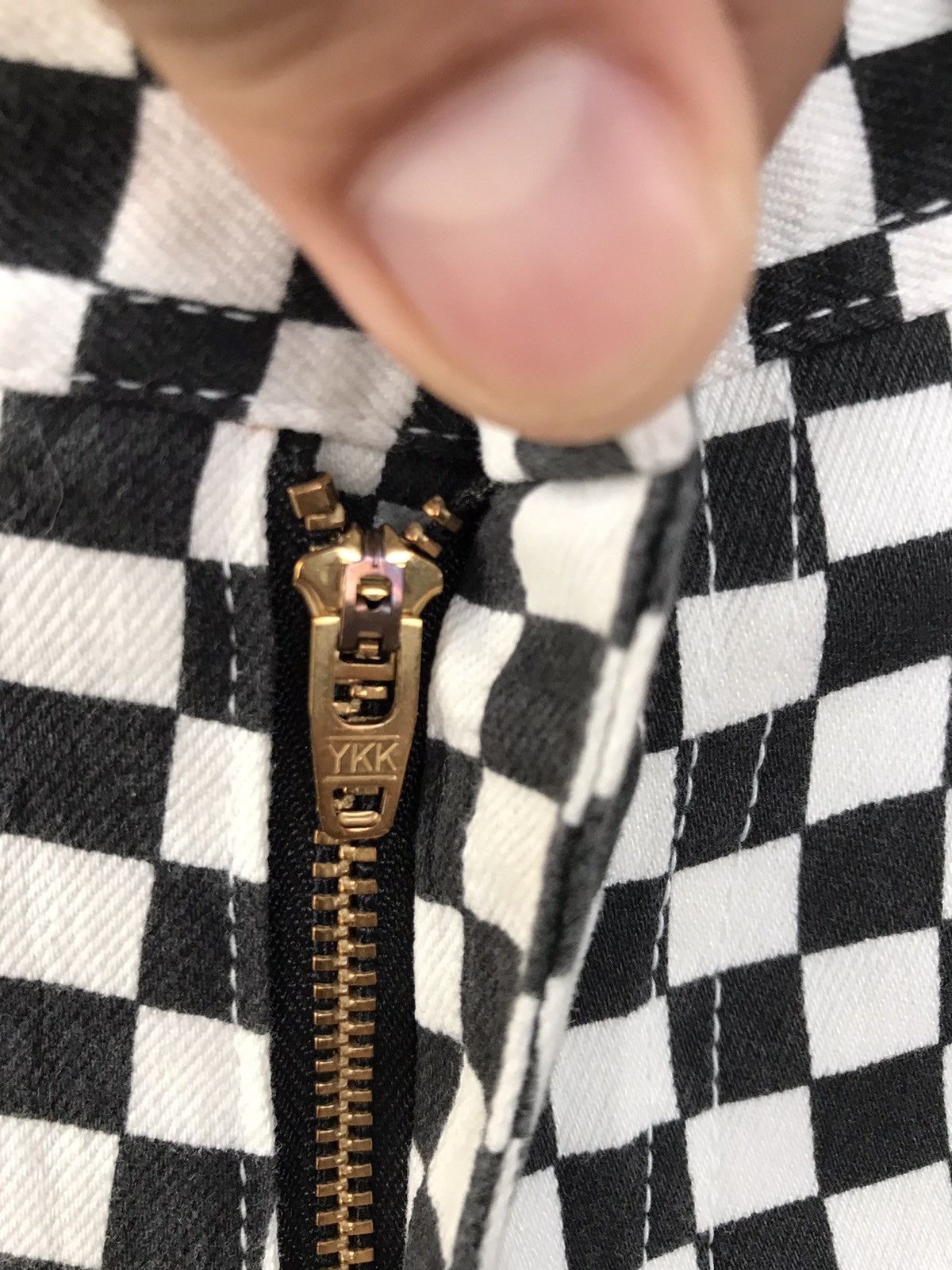Vintage Browny Checkered Design Pants skategang vans Size US 32 / EU 48 - 7 Thumbnail