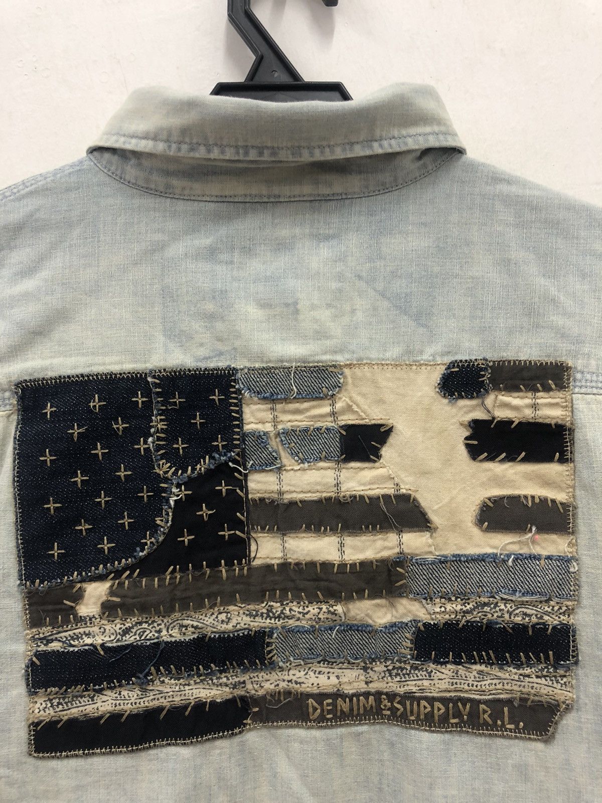 Denim & Supply Ralph Lauren Rare DENIM & SUPPLY RALPH LAUREN Distressed Button Up Shirt Size US M / EU 48-50 / 2 - 2 Thumbnail