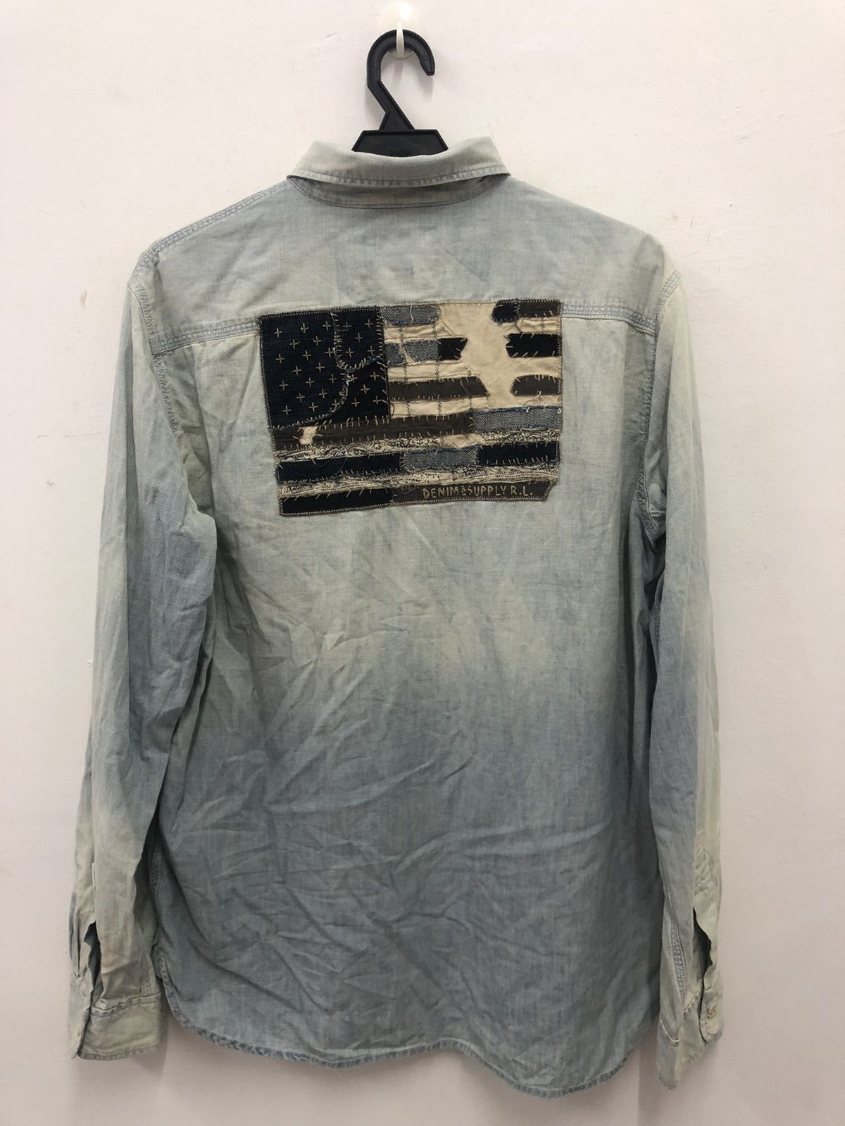 Denim & Supply Ralph Lauren Rare DENIM & SUPPLY RALPH LAUREN Distressed Button Up Shirt Size US M / EU 48-50 / 2 - 1 Thumbnail