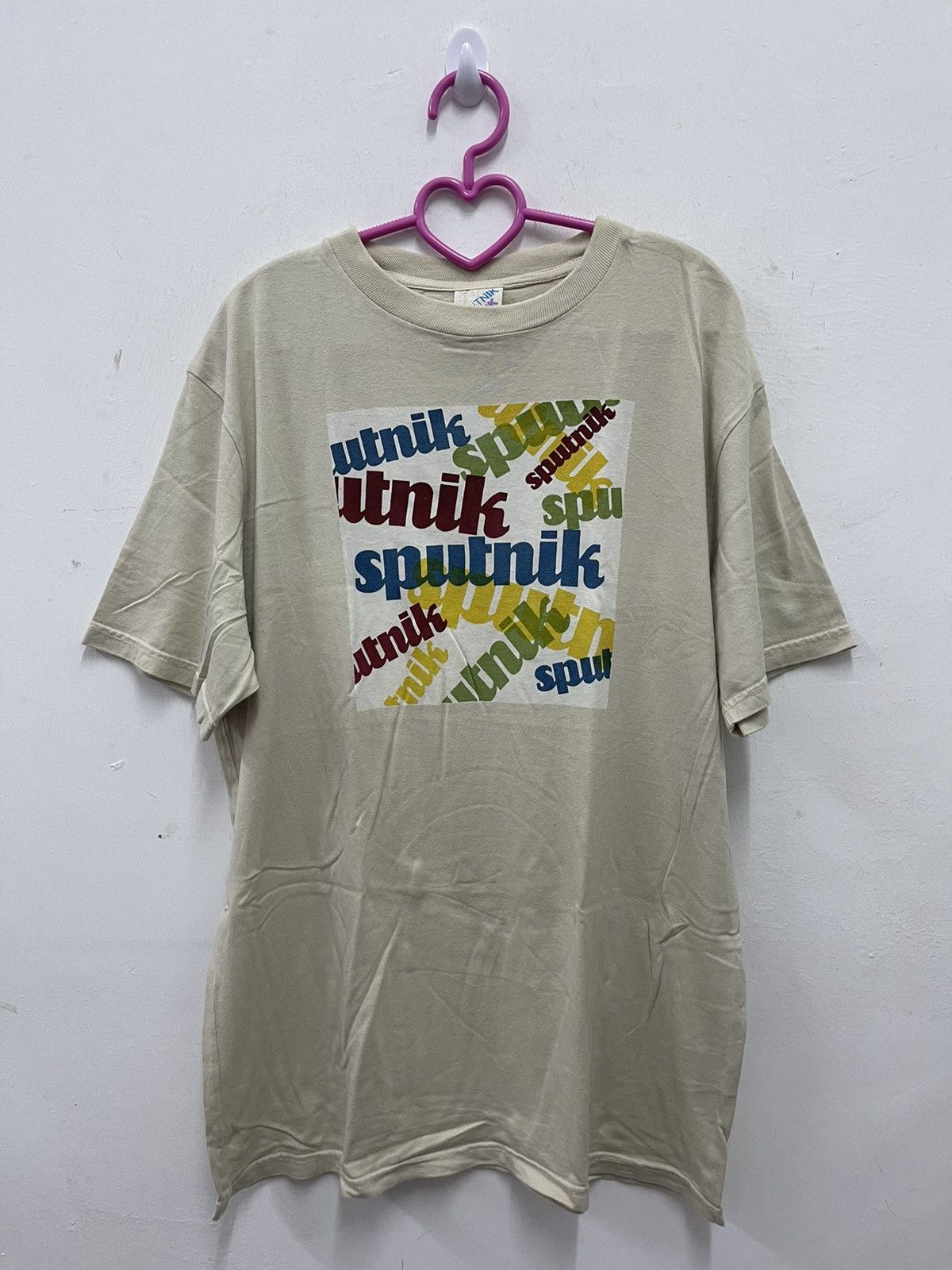 Sputnik 1985 Rare Vintage SPUTNIK Box Logo Shirt Size US M / EU 48-50 / 2 - 1 Thumbnail