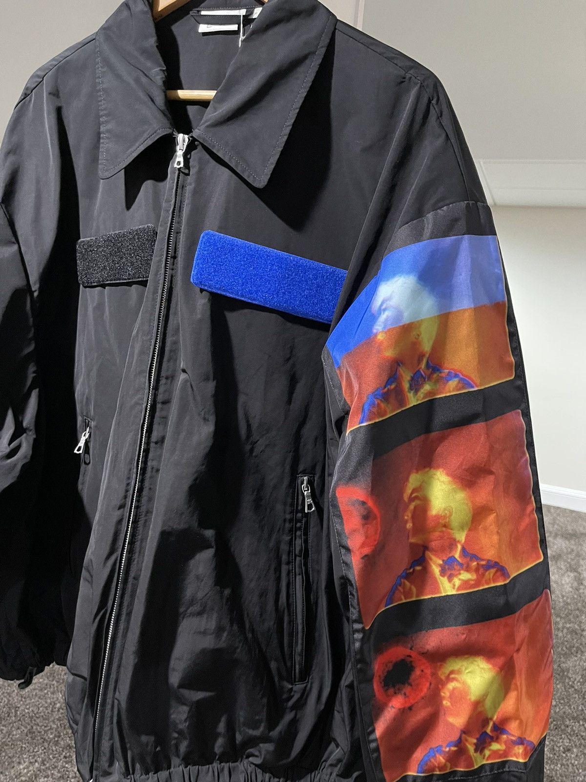 Dries Van Noten Dries Van Noten Black Len Lye Edition Velcro Patch Jacket Size US L / EU 52-54 / 3 - 2 Thumbnail