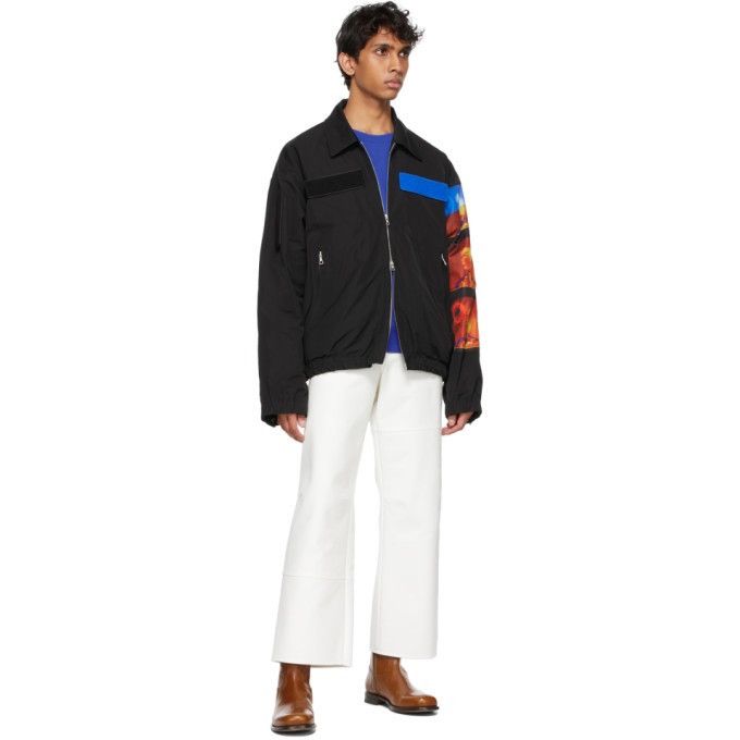Dries Van Noten Dries Van Noten Black Len Lye Edition Velcro Patch Jacket Size US L / EU 52-54 / 3 - 17 Thumbnail