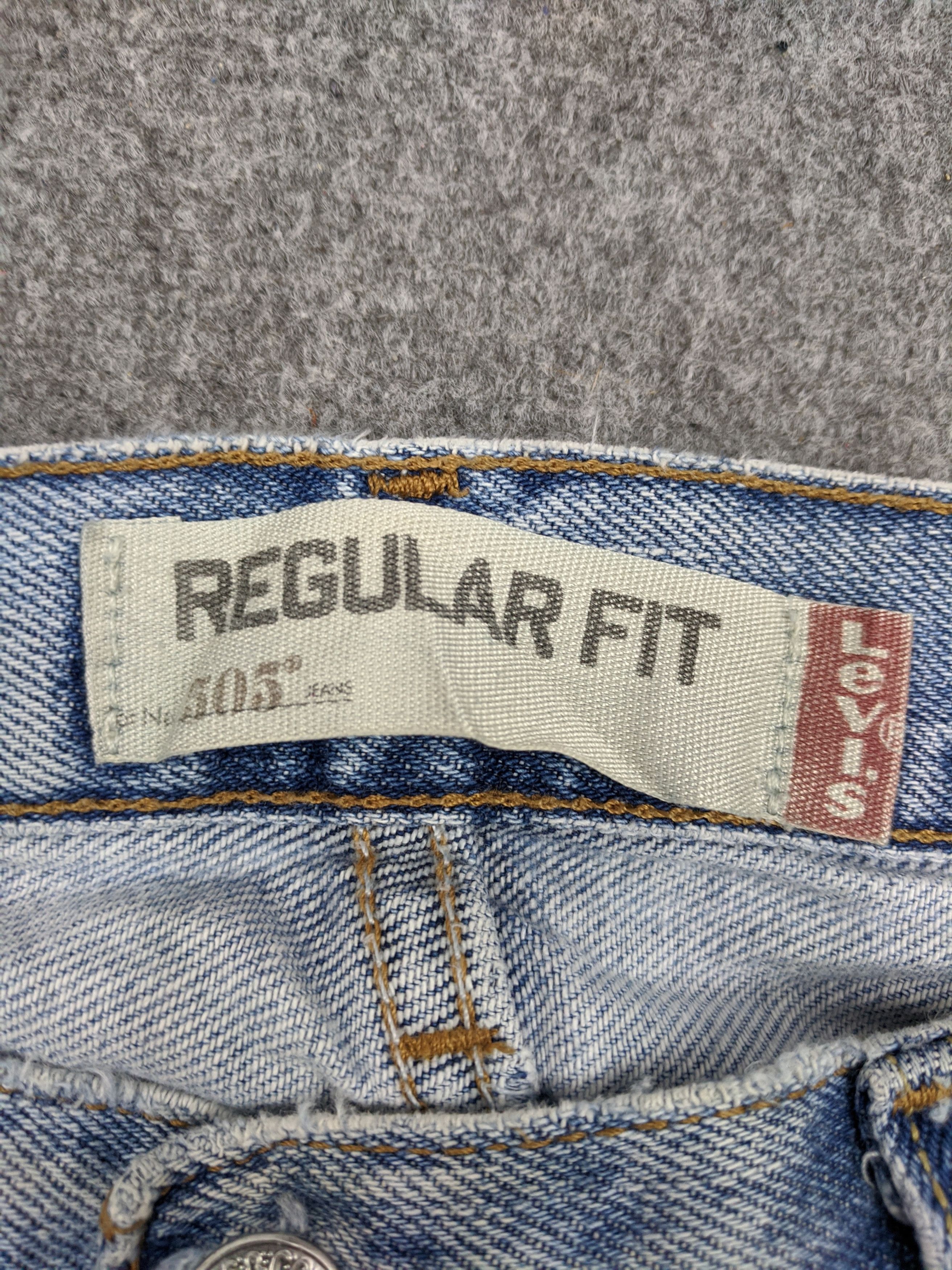 Vintage Levis 505 Light Wash Jeans 34x28 DP0619