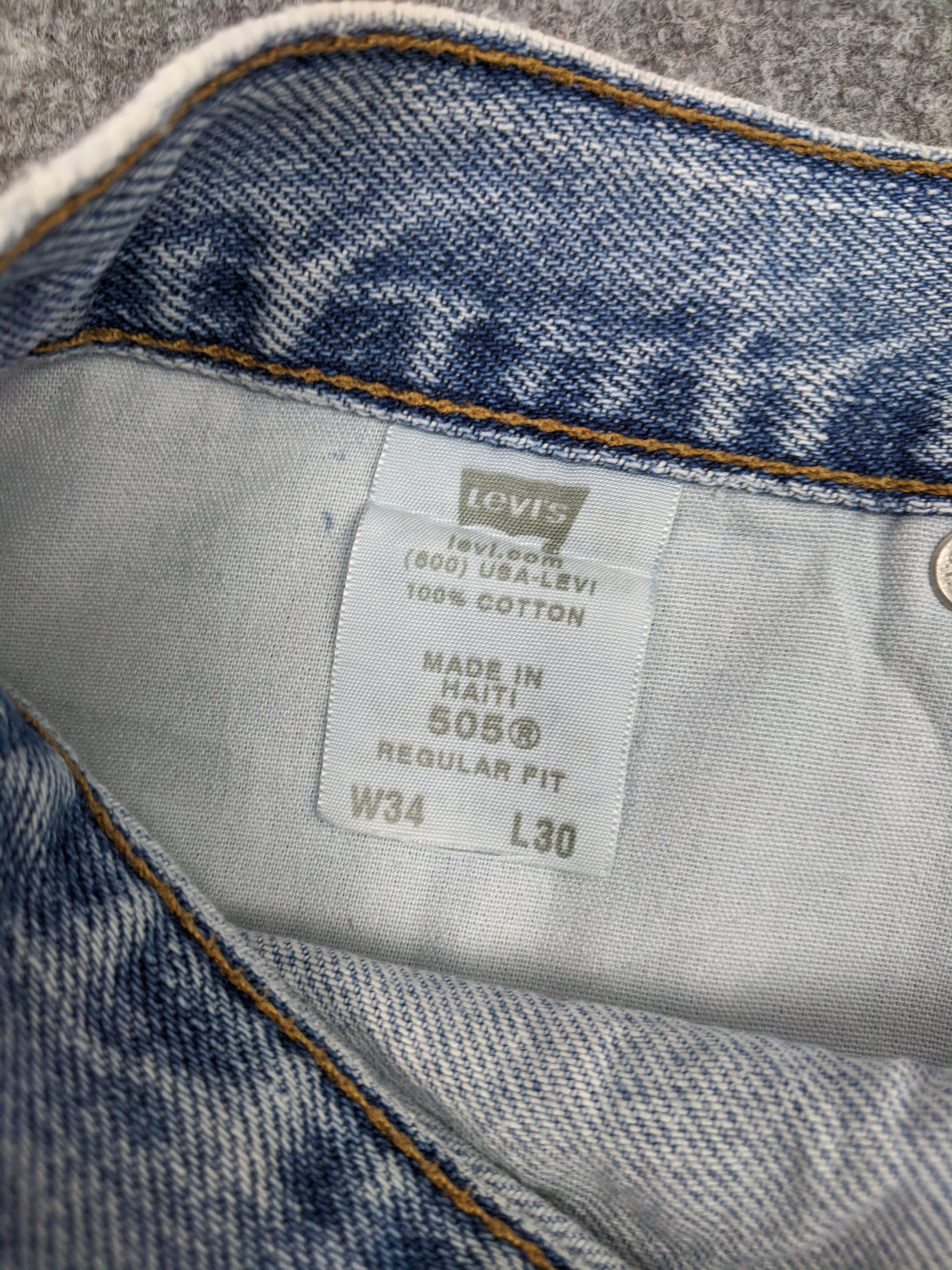 Vintage Levis 505 Light Wash Jeans 34x28 DP0619