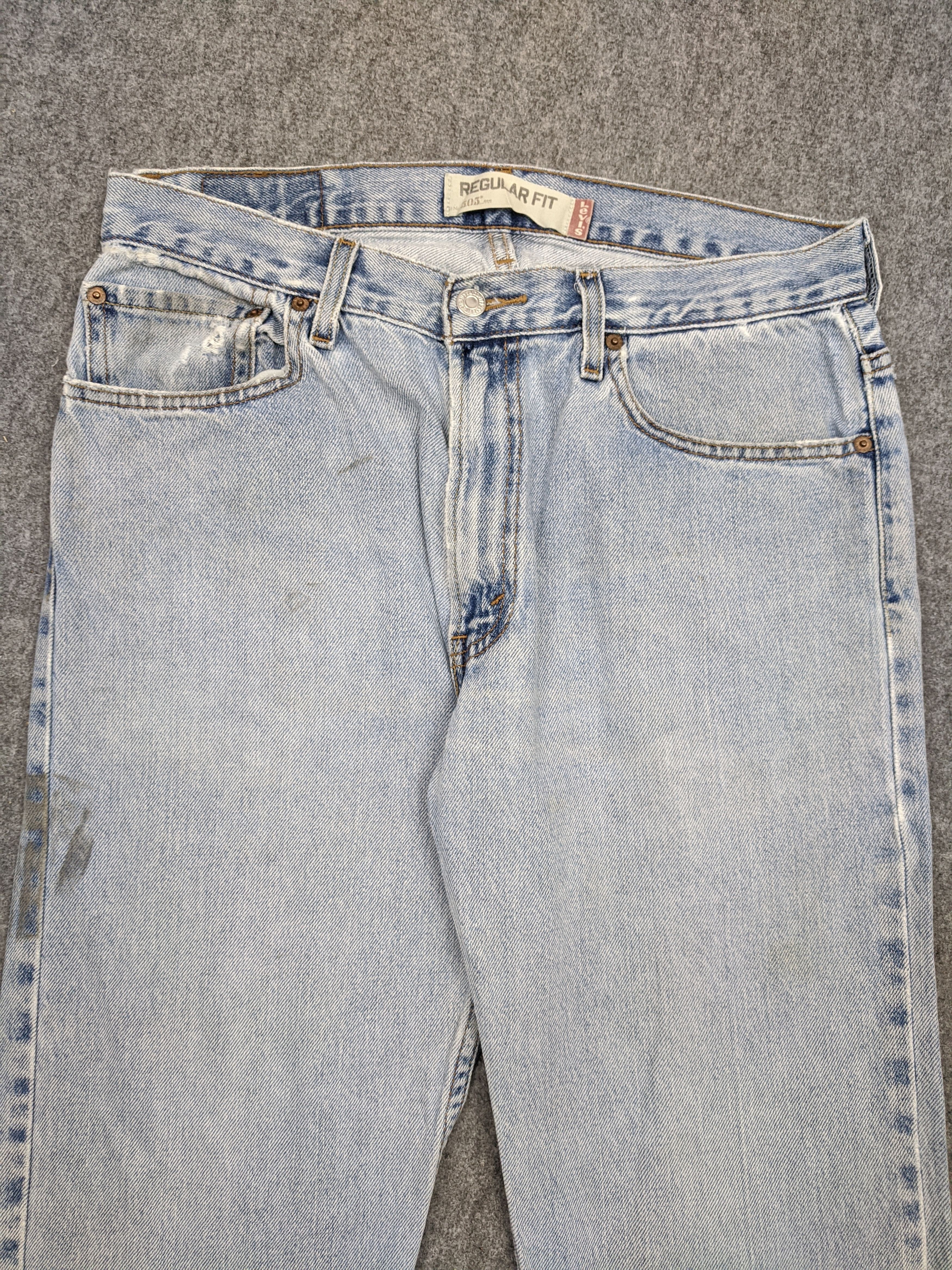 Vintage Levis 505 Light Wash Jeans 34x28 DP0619