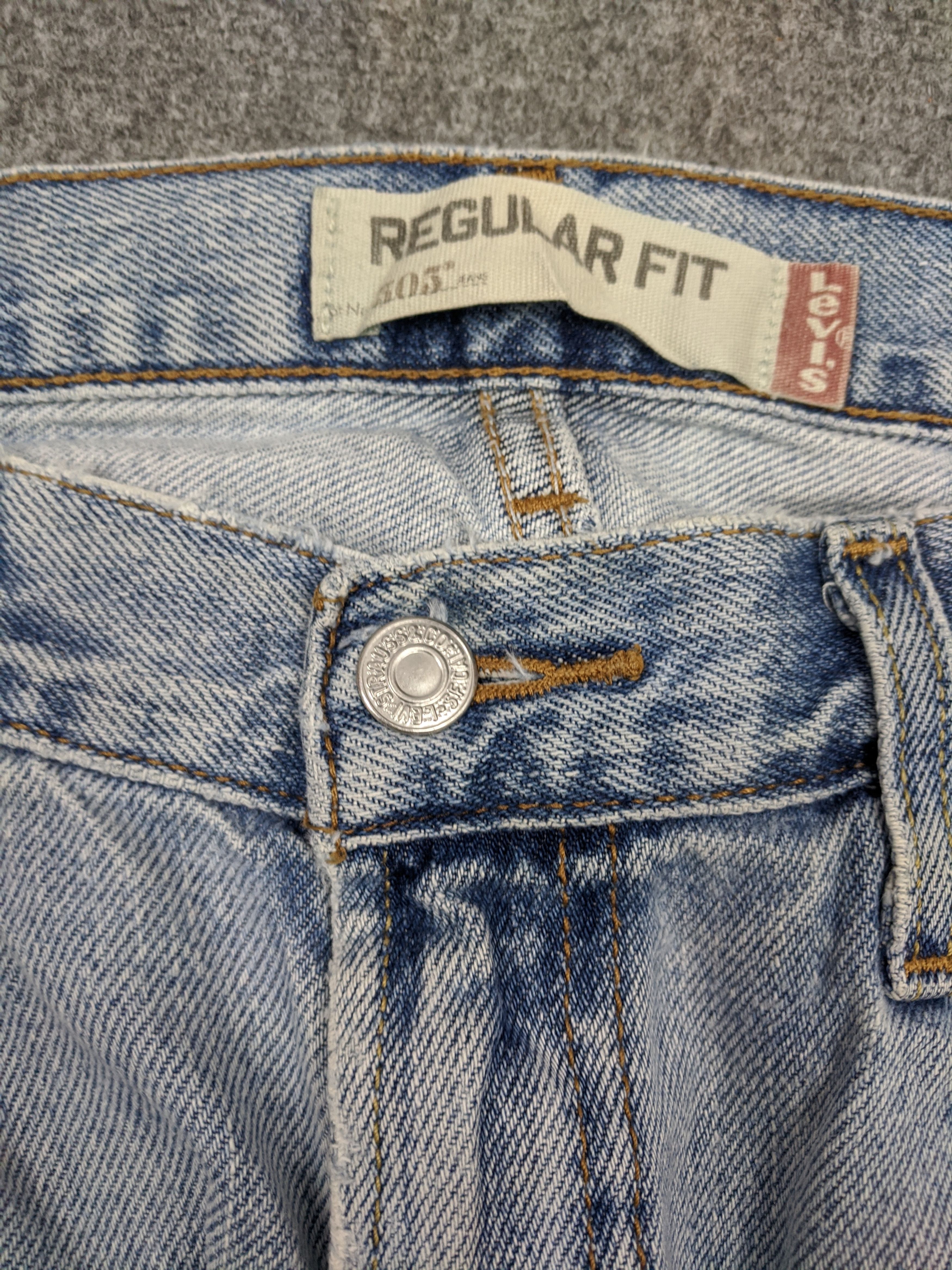 Vintage Levis 505 Light Wash Jeans 34x28 DP0619
